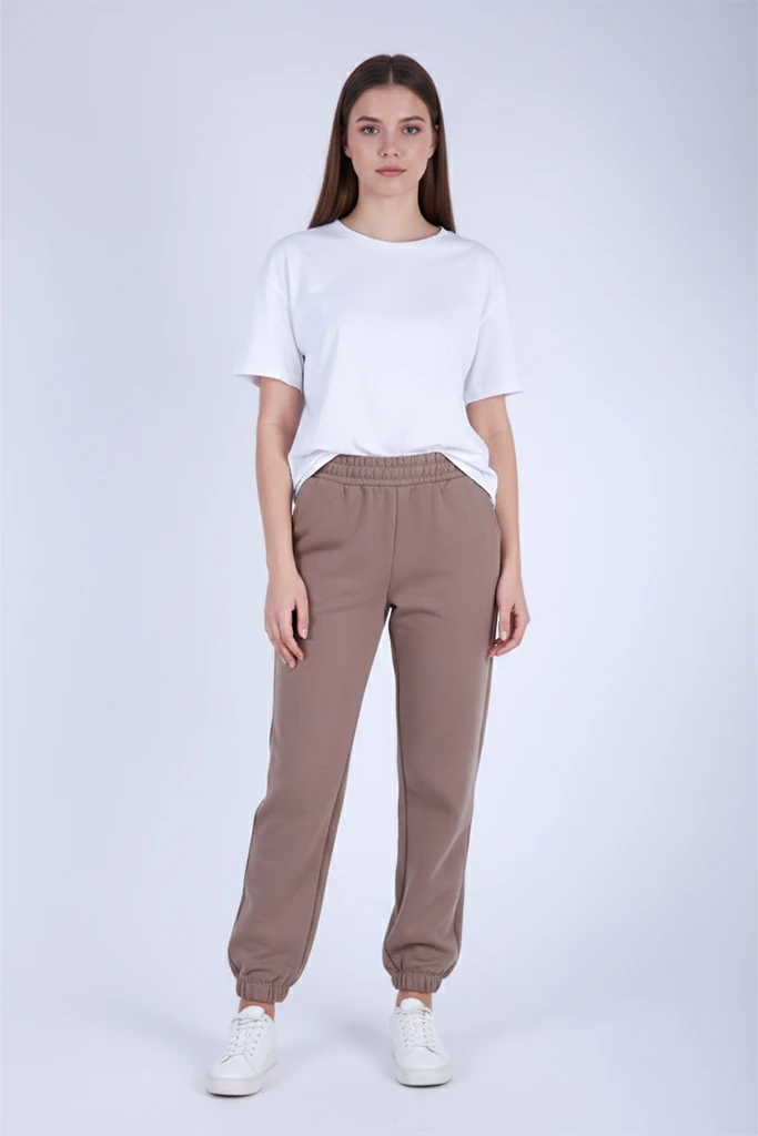 Paçası Lastikli Pantolon 