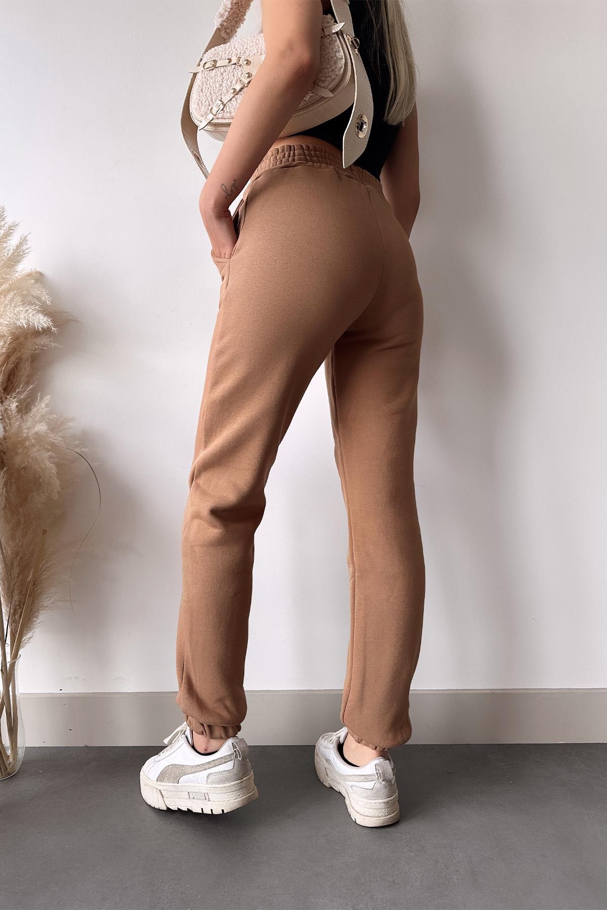 Jogger Eşofman Altı Camel