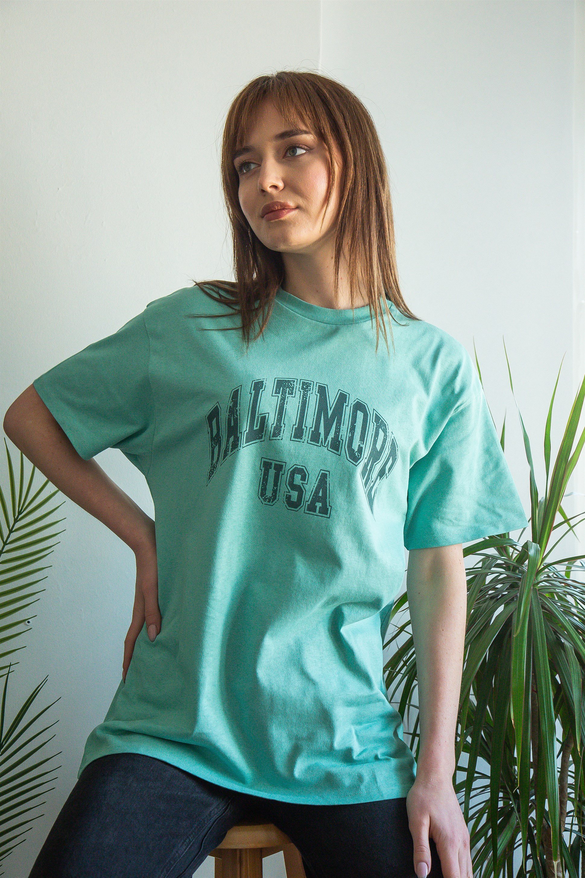 Baltimore T-shirt Yeşil