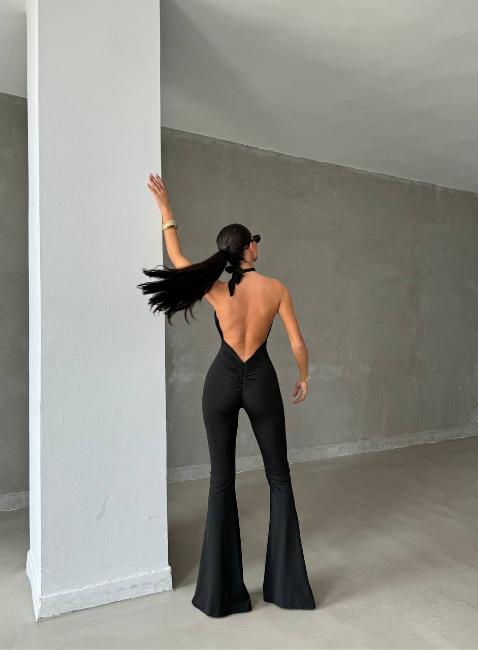 Naomi Çift Kat Astarlı İspanyol Tulum