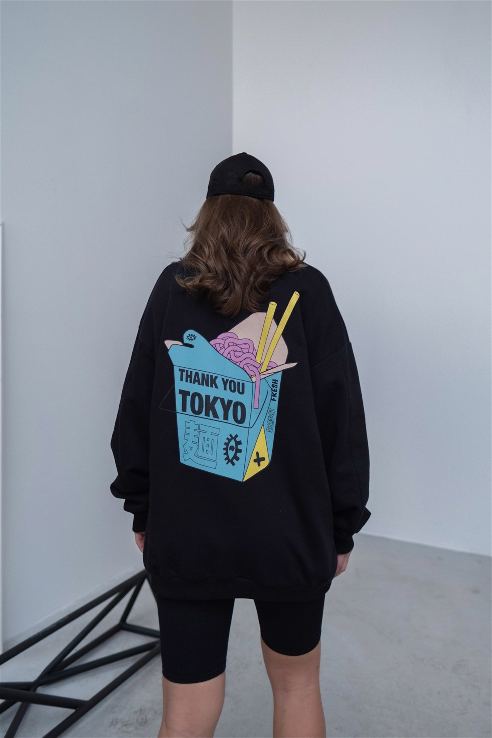 Tokyo Oversize Sweat Siyah