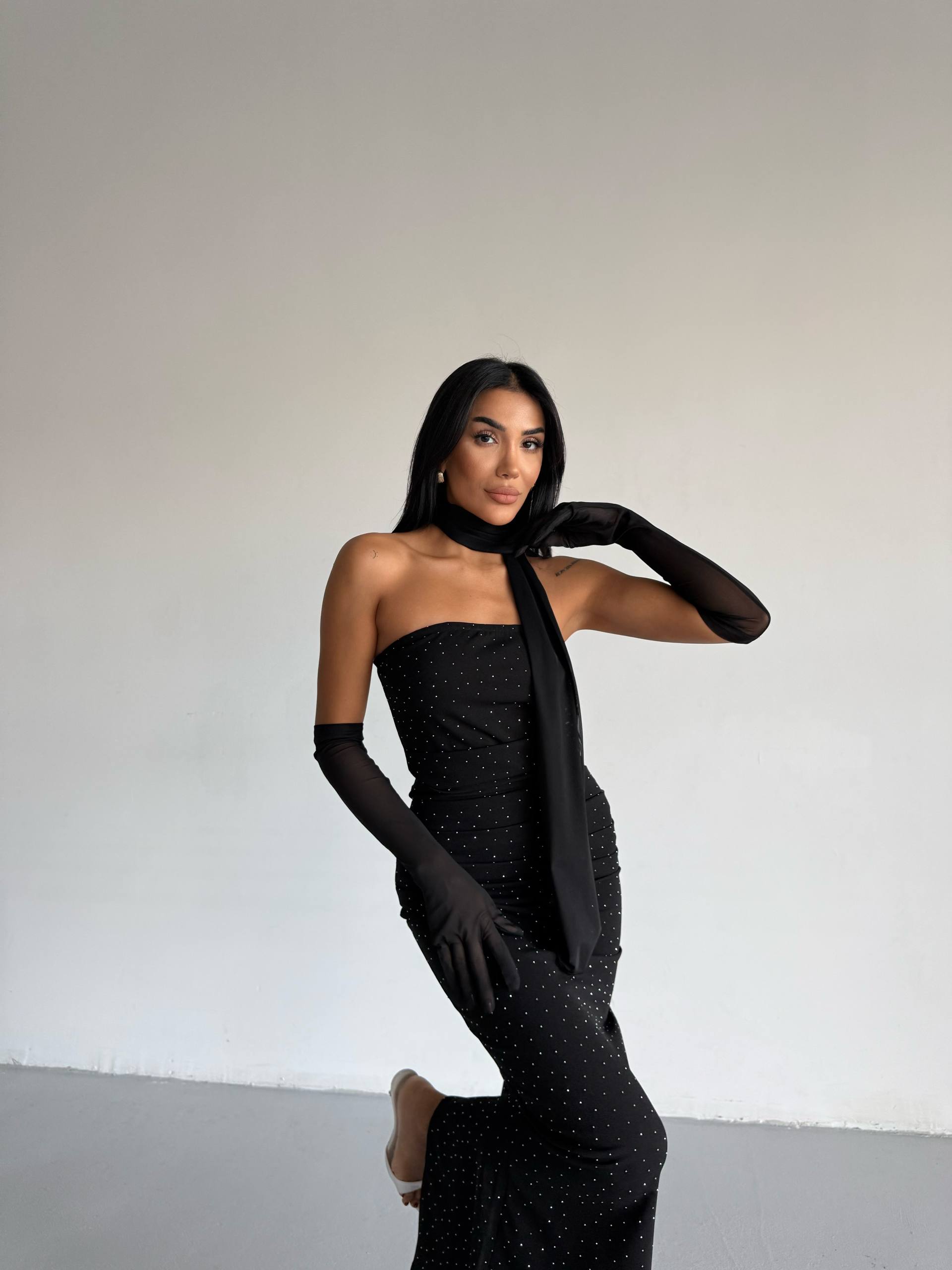 Vanessa Taşlı Tasarım Elbise
