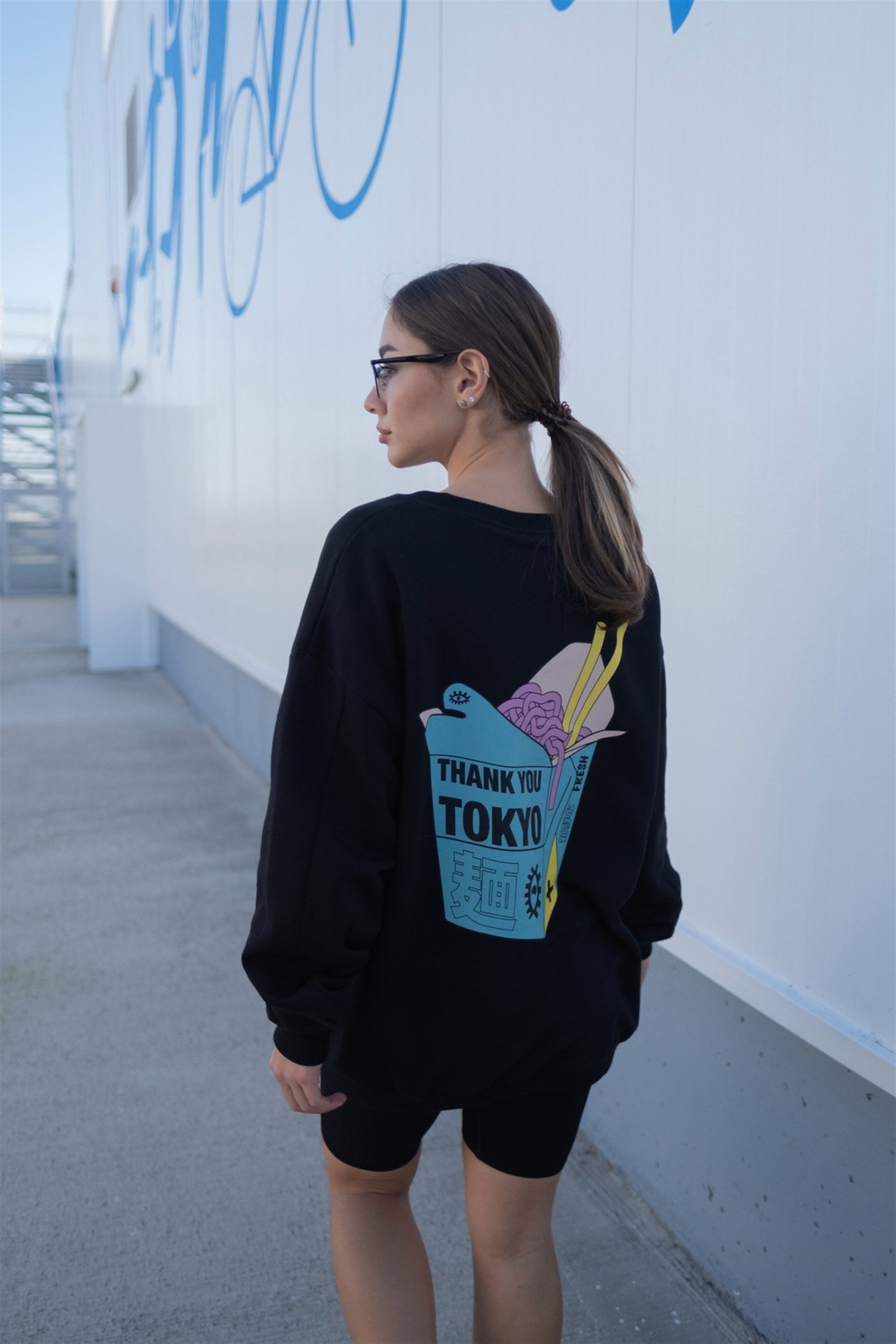 Tokyo Oversize Sweat Siyah