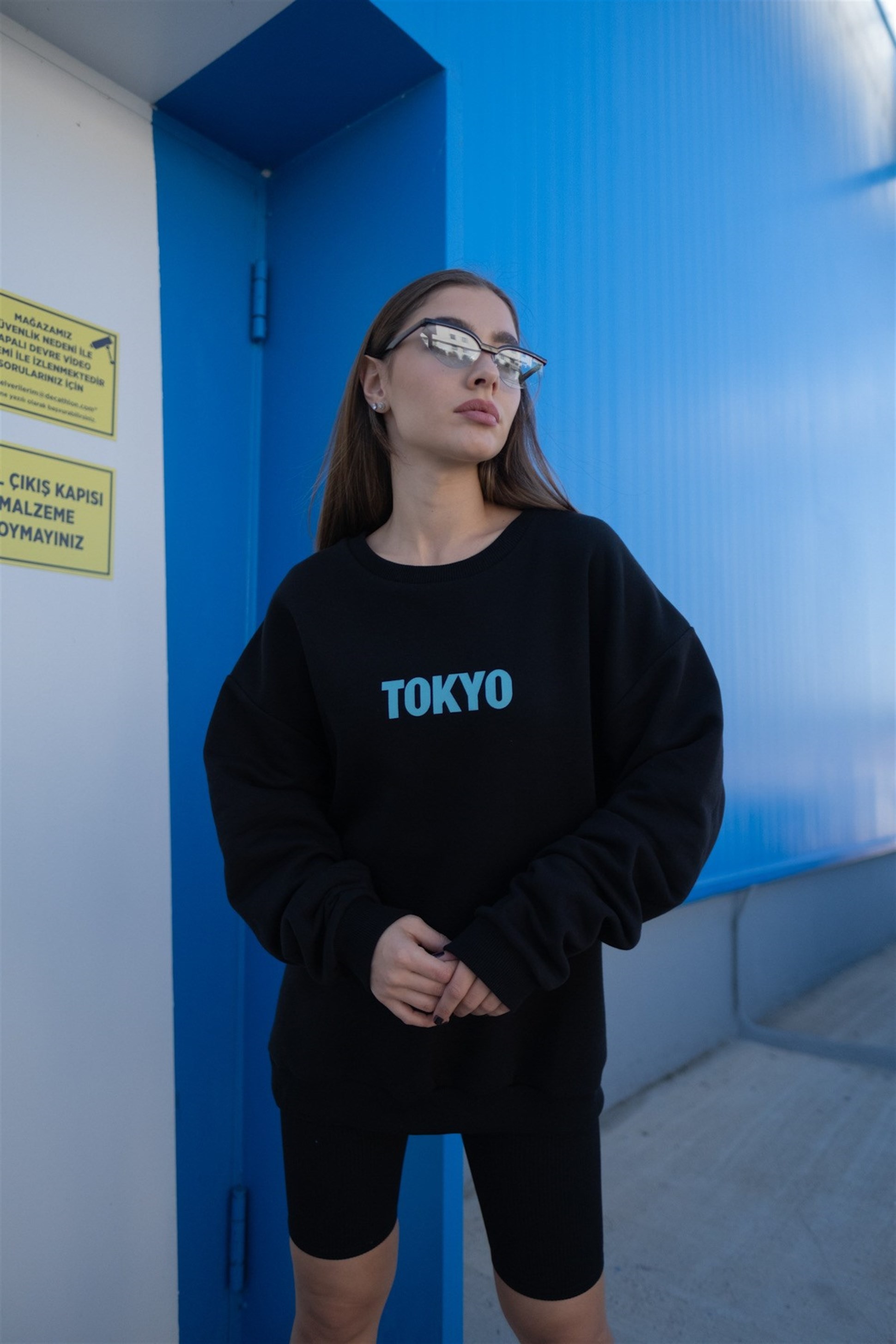 Tokyo Oversize Sweat Siyah