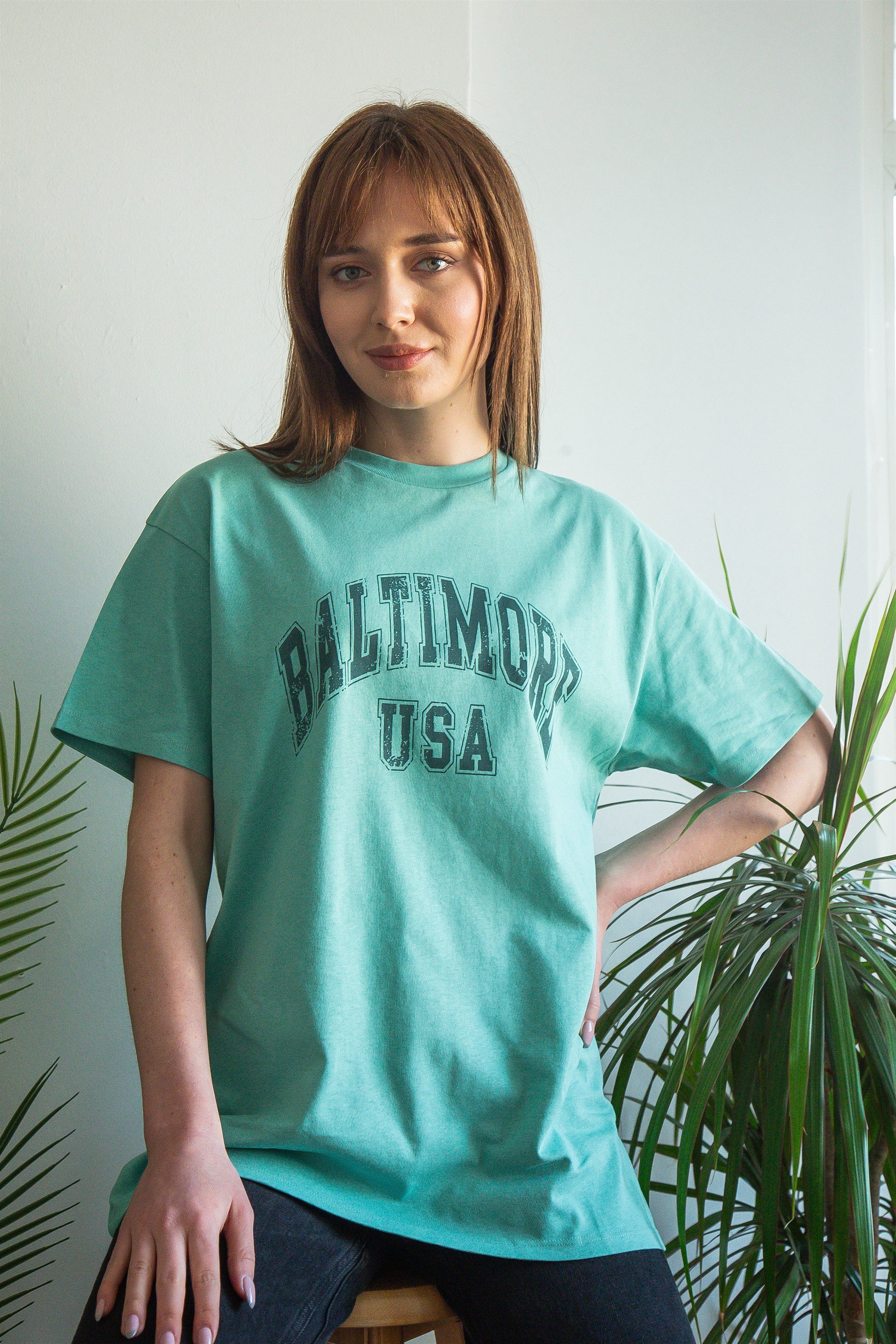 Baltimore T-shirt Yeşil