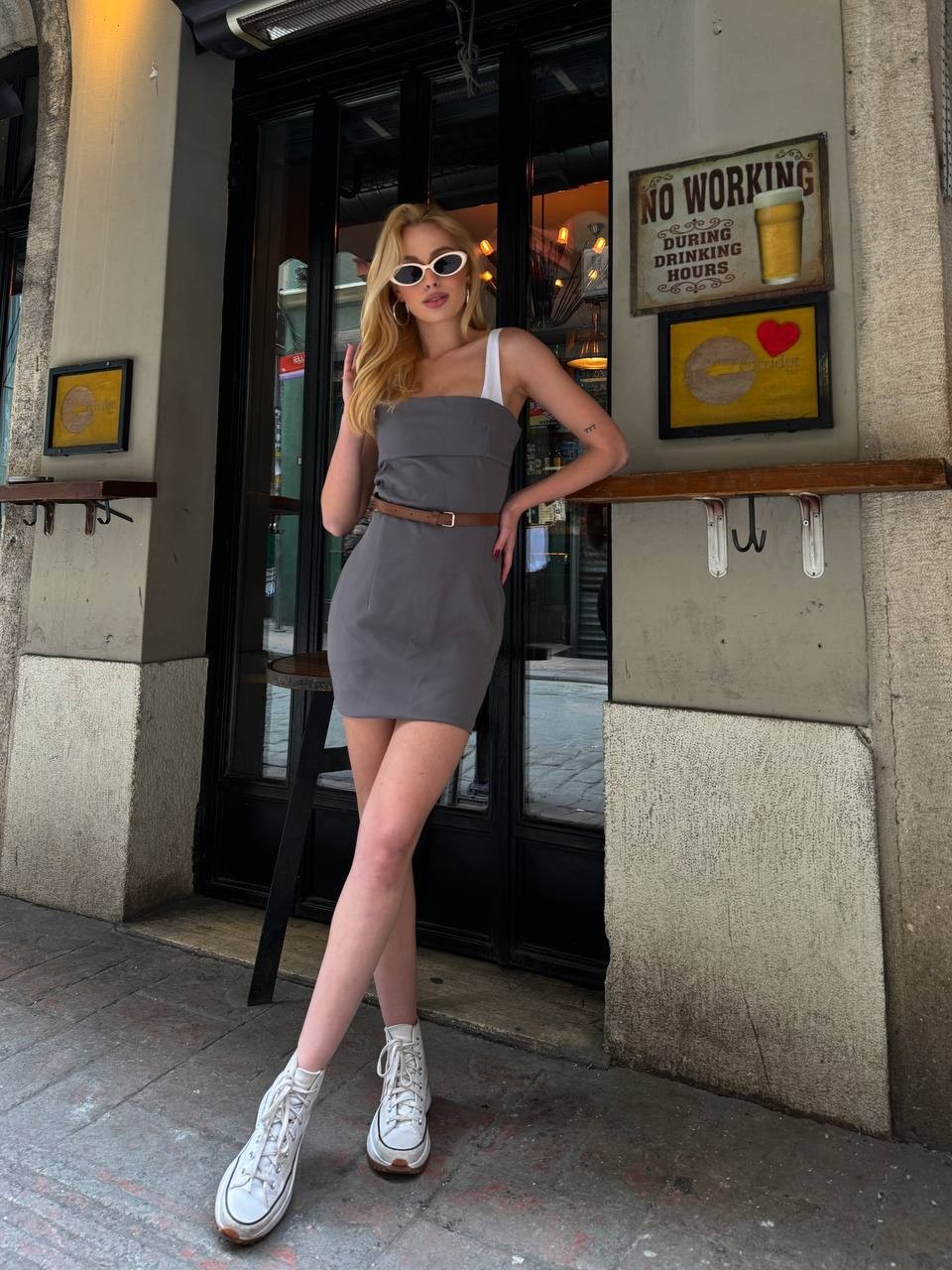 Lily Kemerli Elbise