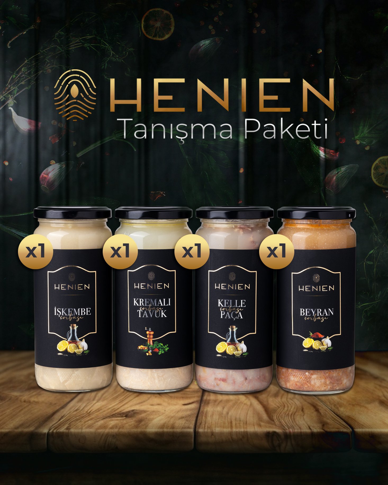 HENIEN Gurme Lezzetler Tanışma Paketi