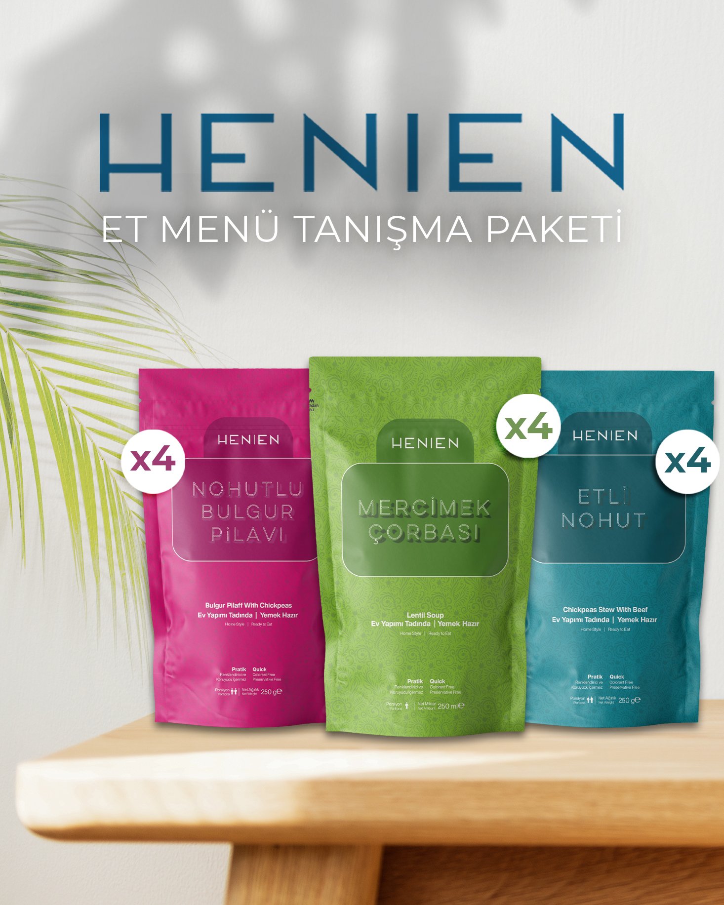 HENIEN Tanışma Paketi | Et Menü