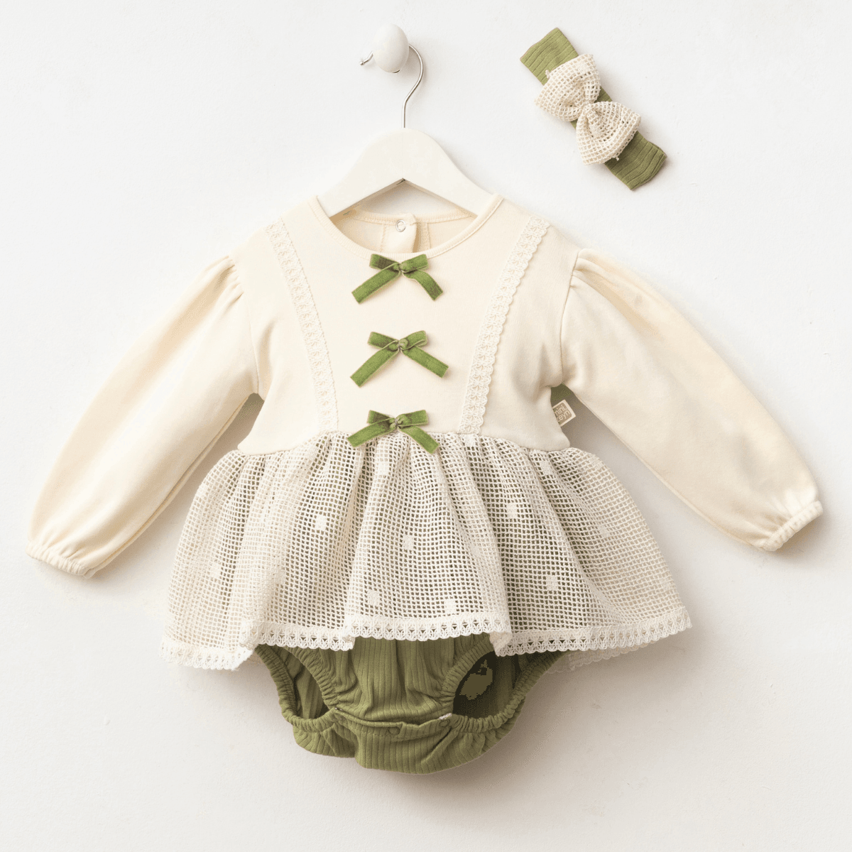 9009MZ- Olivia Romper  - Yeşil