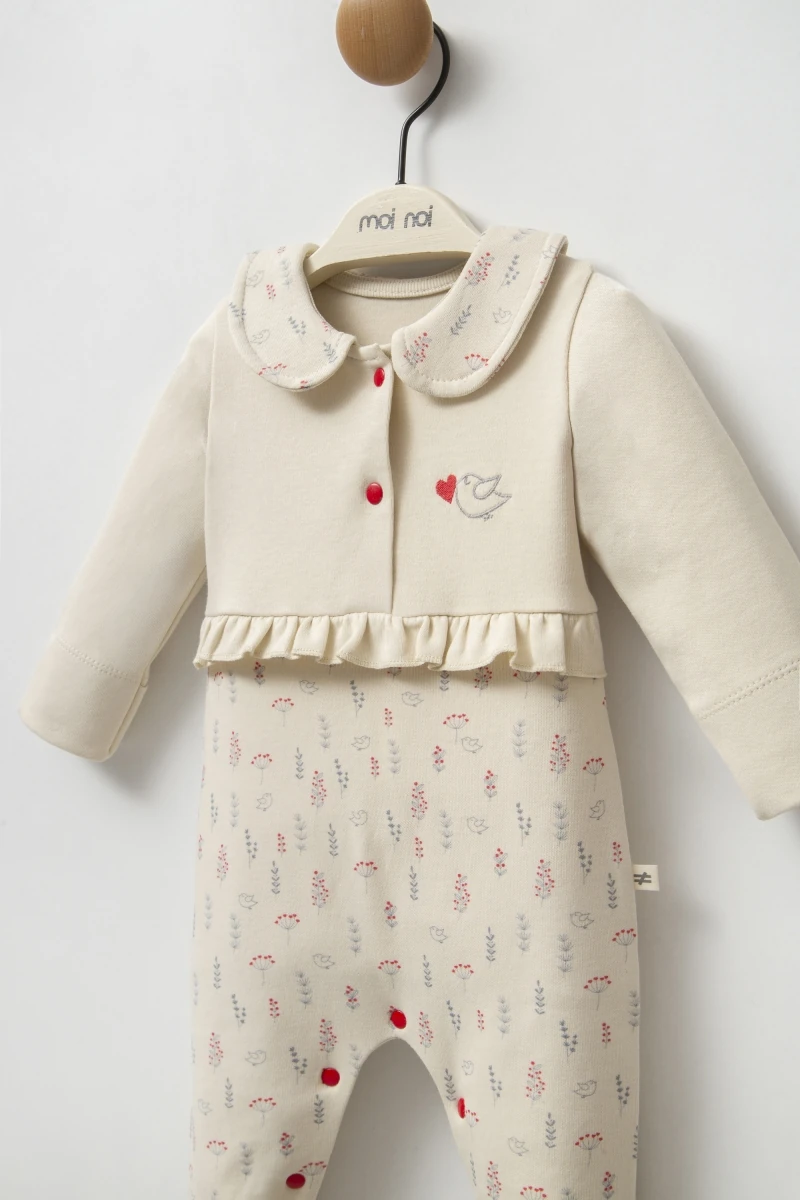 Kokina Desenli Kız Bebek 10'lu Hastane Çıkış Seti