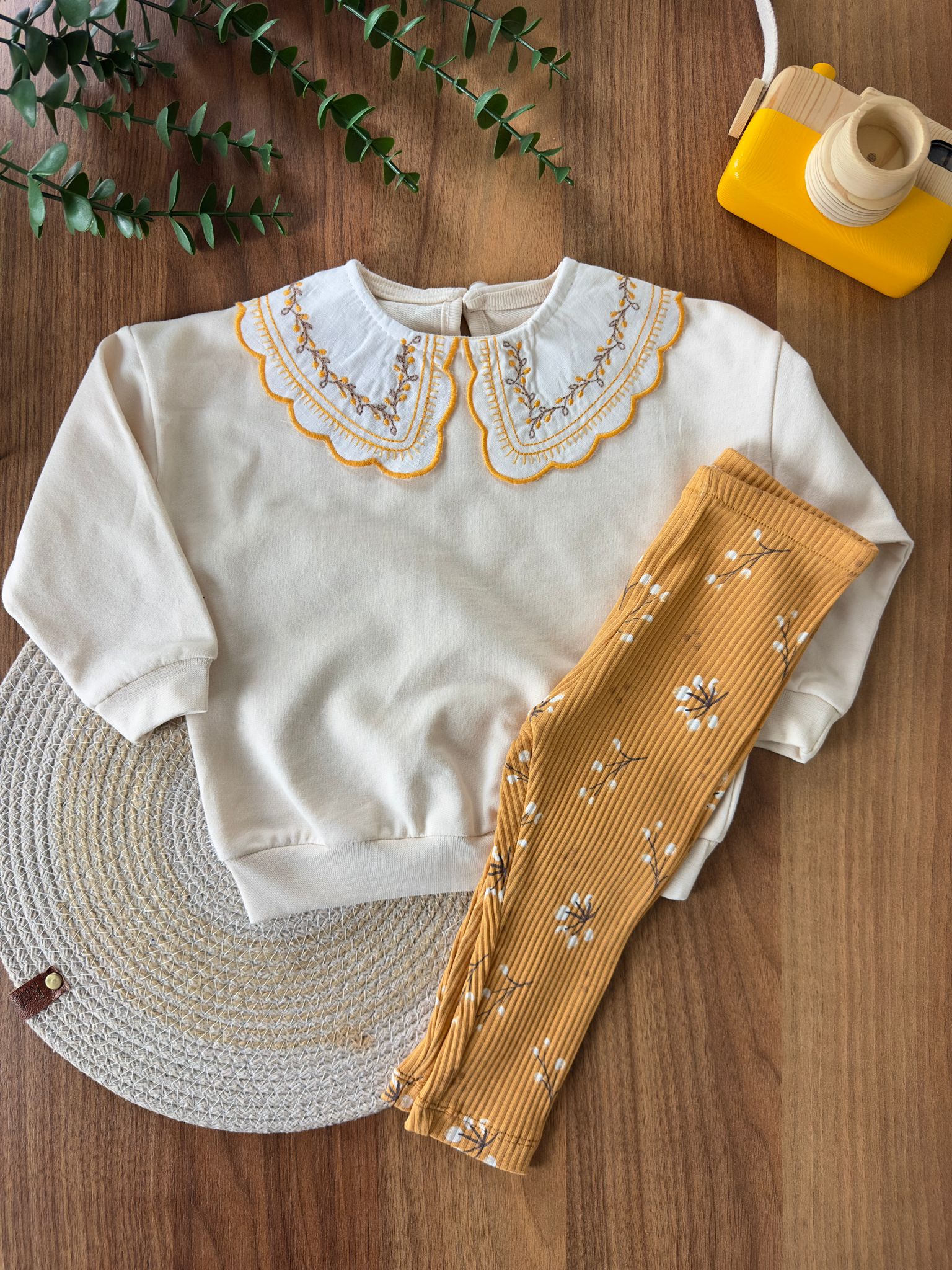 Autumn Taytlı Kız Bebek İkili Takım