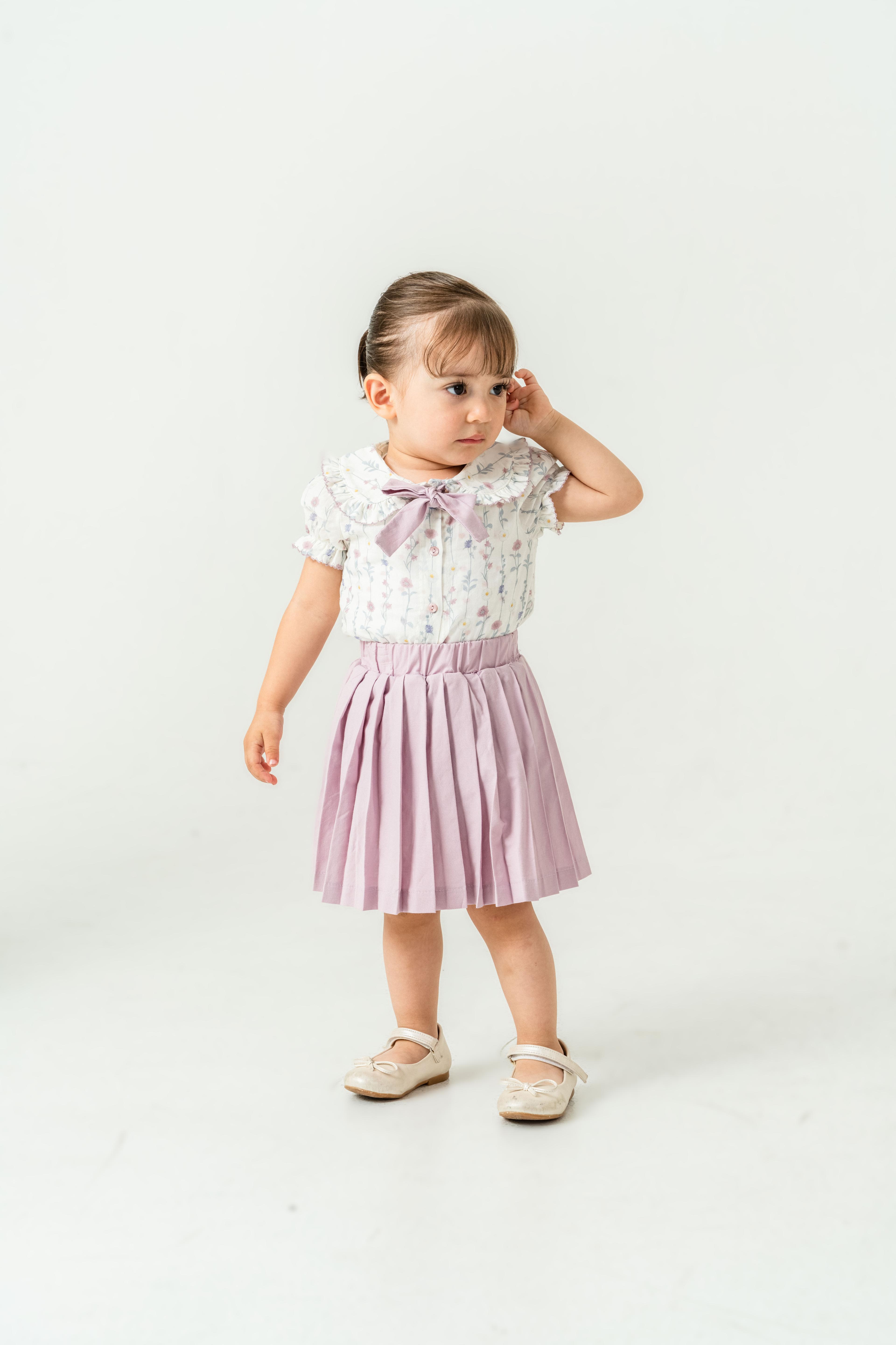 51163-Etekli 2'li Takım - Lila