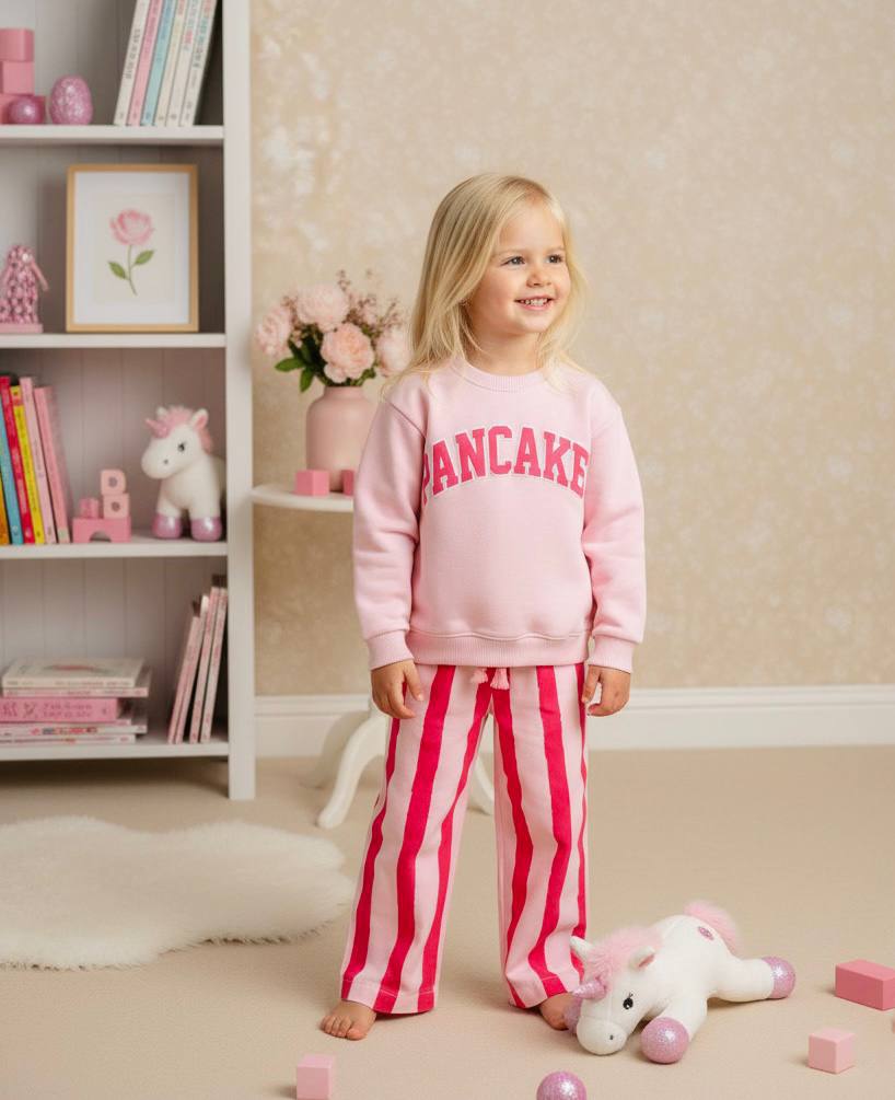 ''Pancakes'' Kız Çocuk 2'li Takım