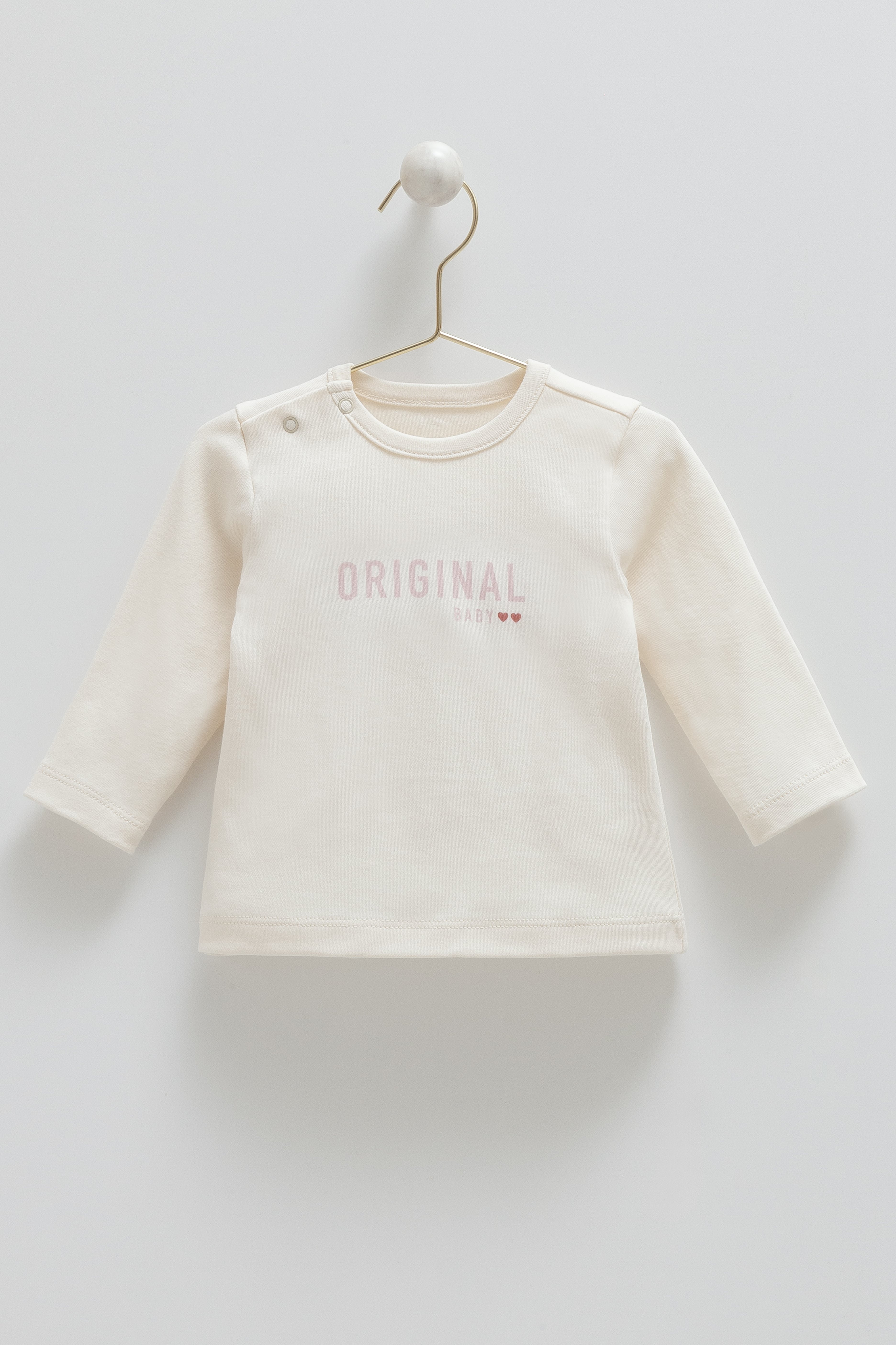1898- Premium %100 Pamuklu Kız Bebek Basic 3'lü Takım  - Lila