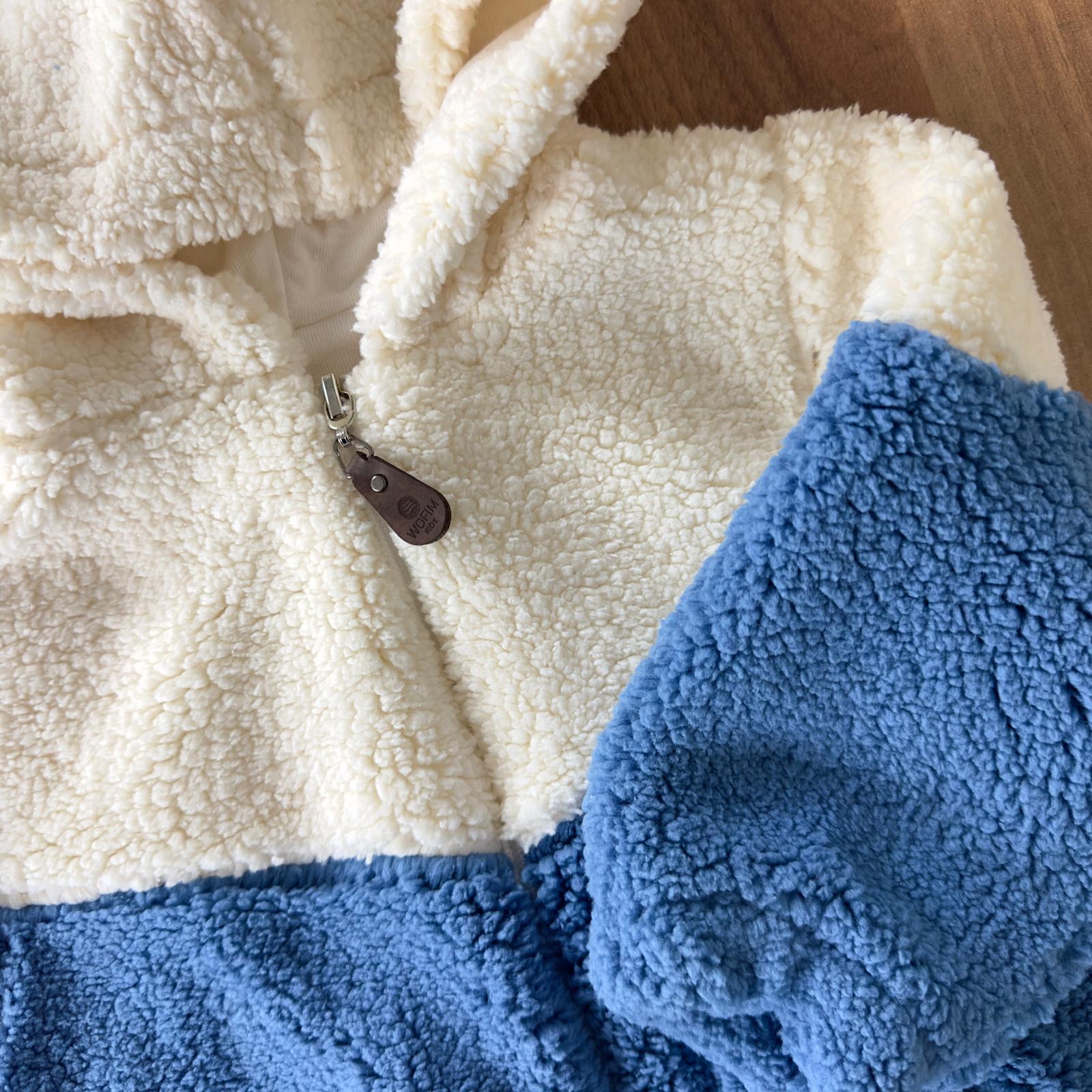 Kapüşonlu Welsoft Erkek Bebek Montu