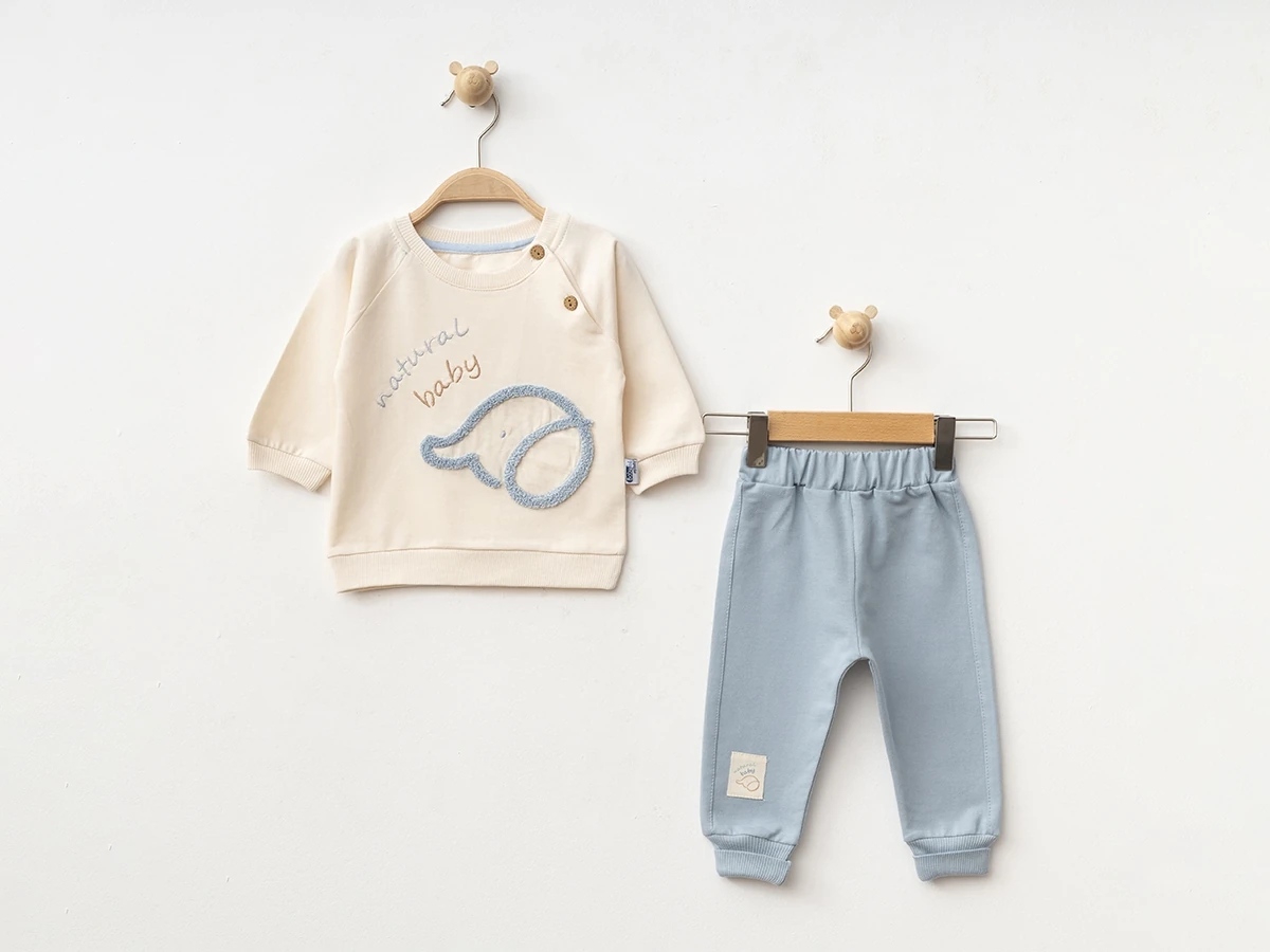 ''Natural Baby'' Erkek Bebek 2'li Takım