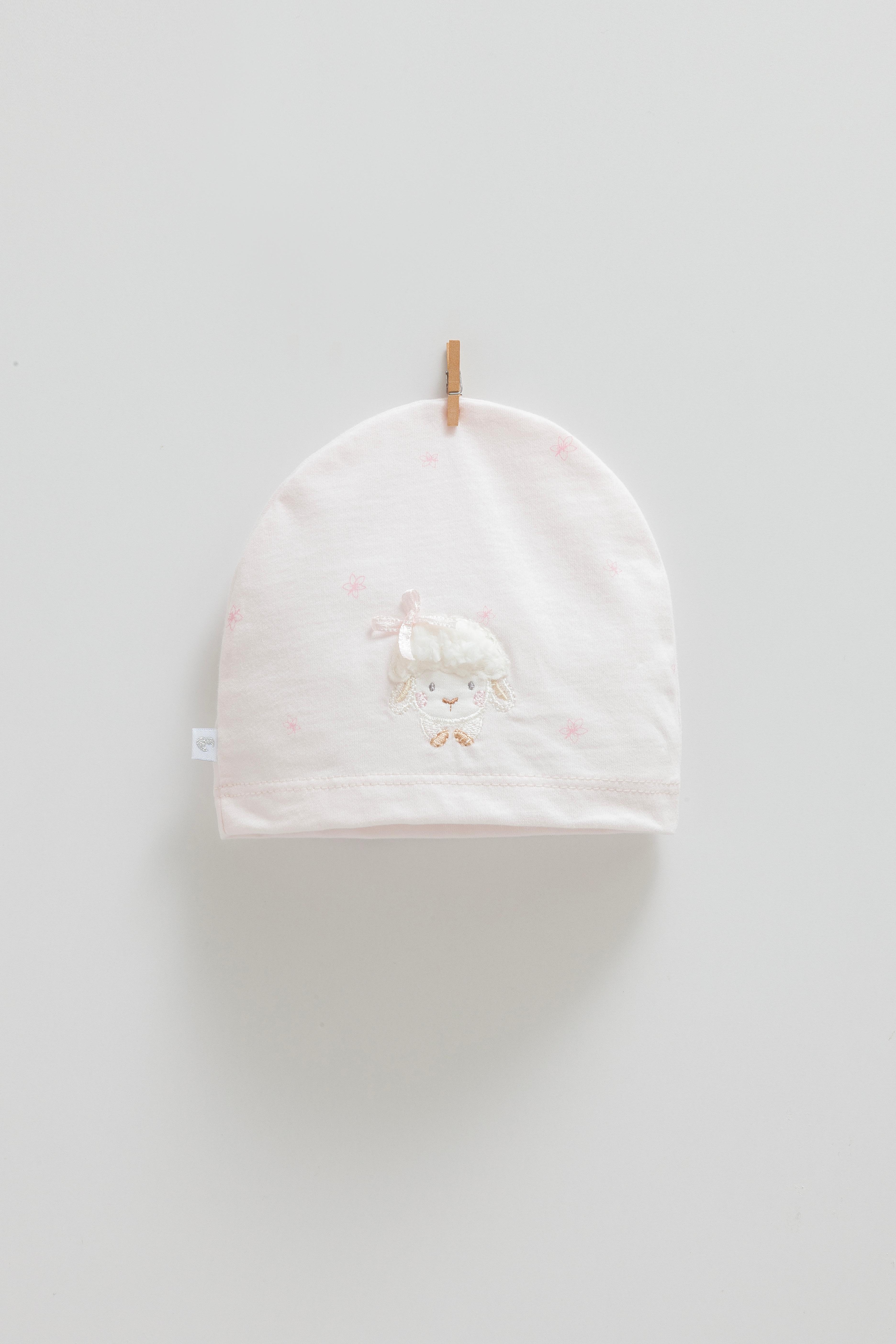 Kız Bebek Mini Lamb Şapka - Pembe