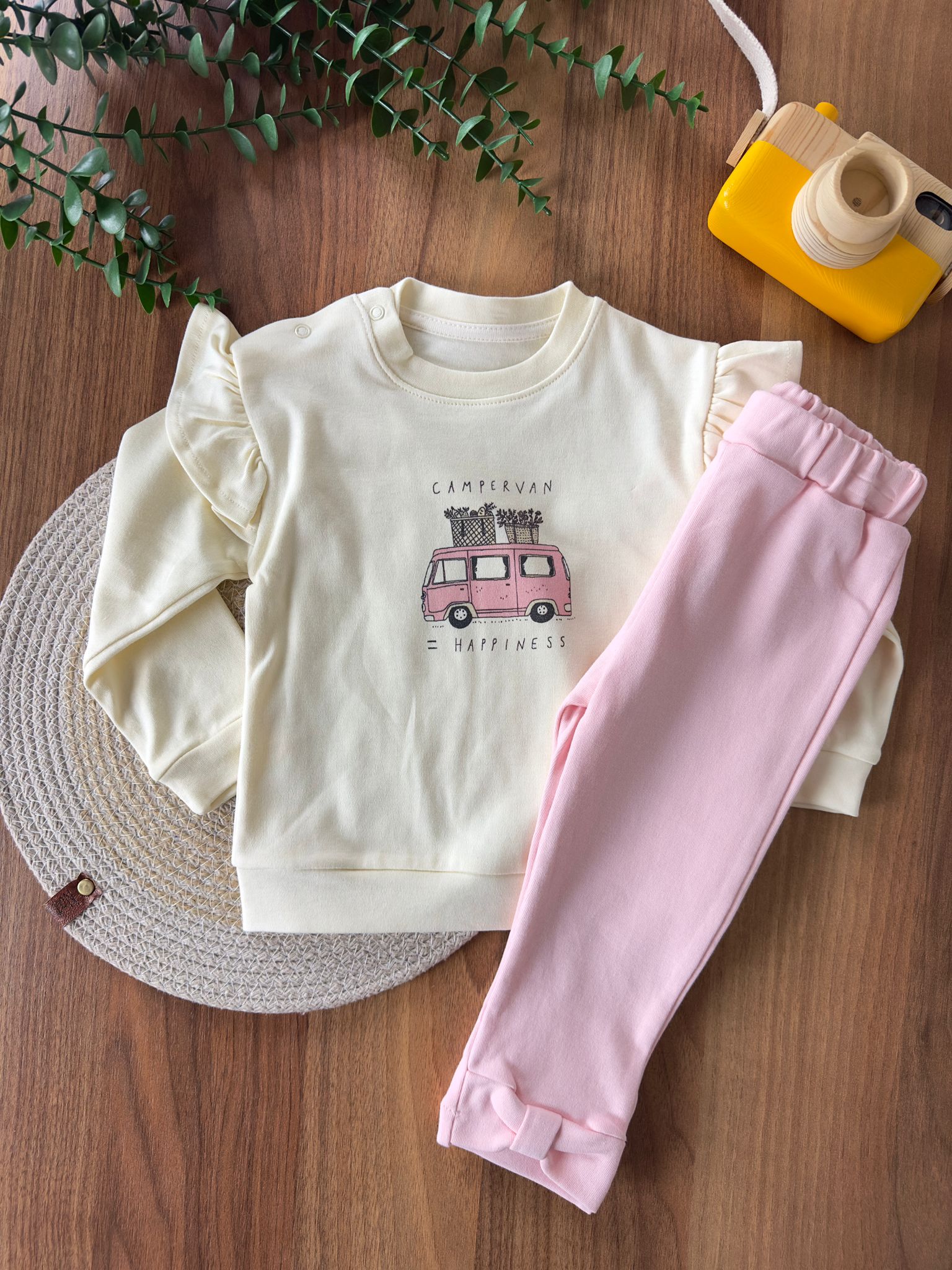 ''Campervan'' Kız bebek İkili Takım