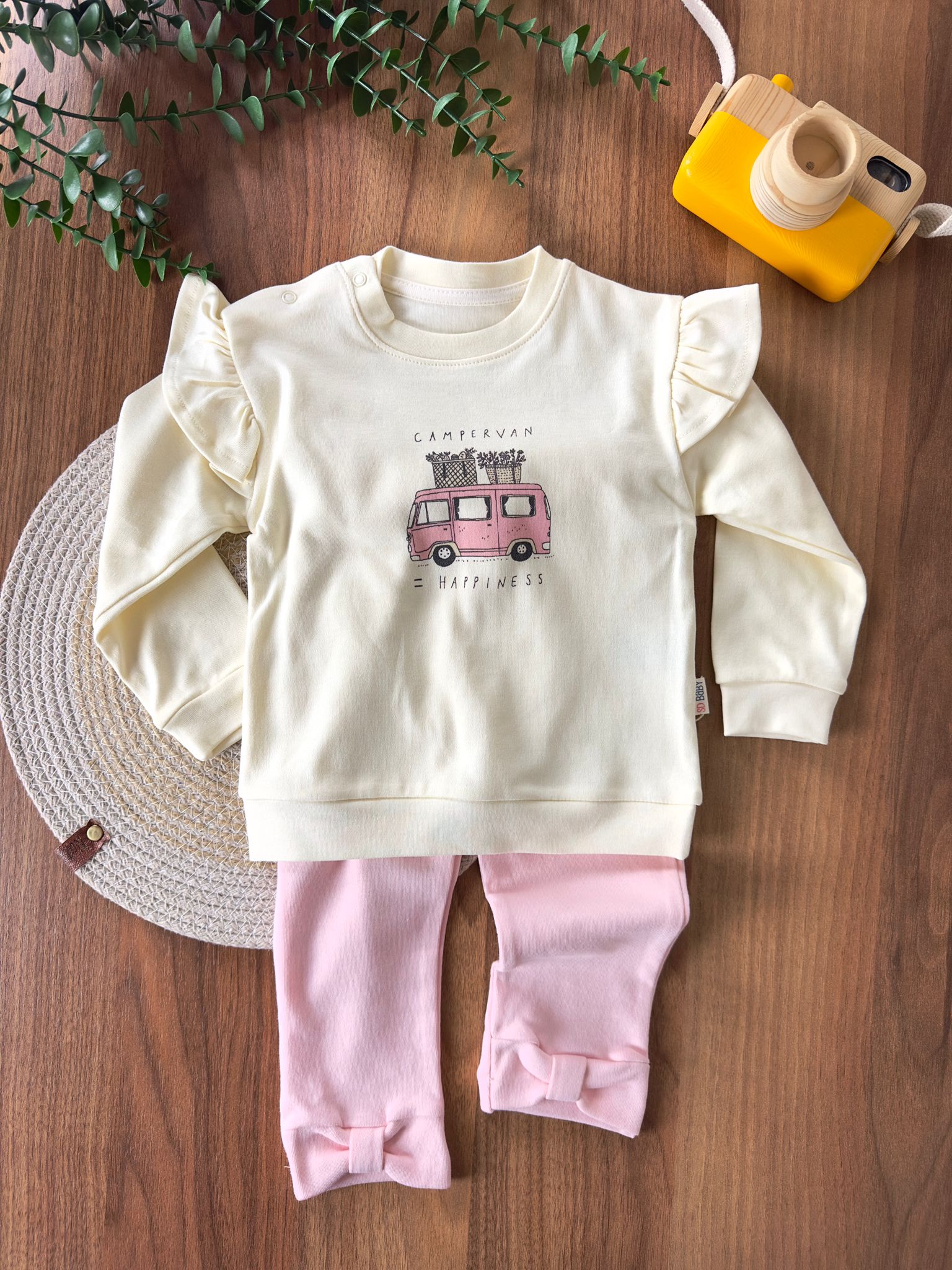 ''Campervan'' Kız bebek İkili Takım