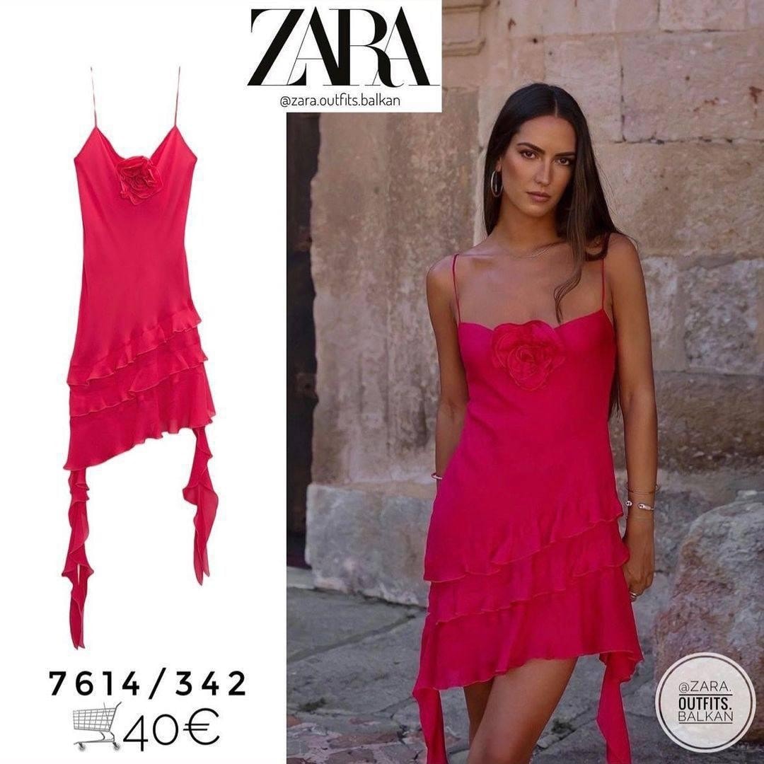Zara model elbise