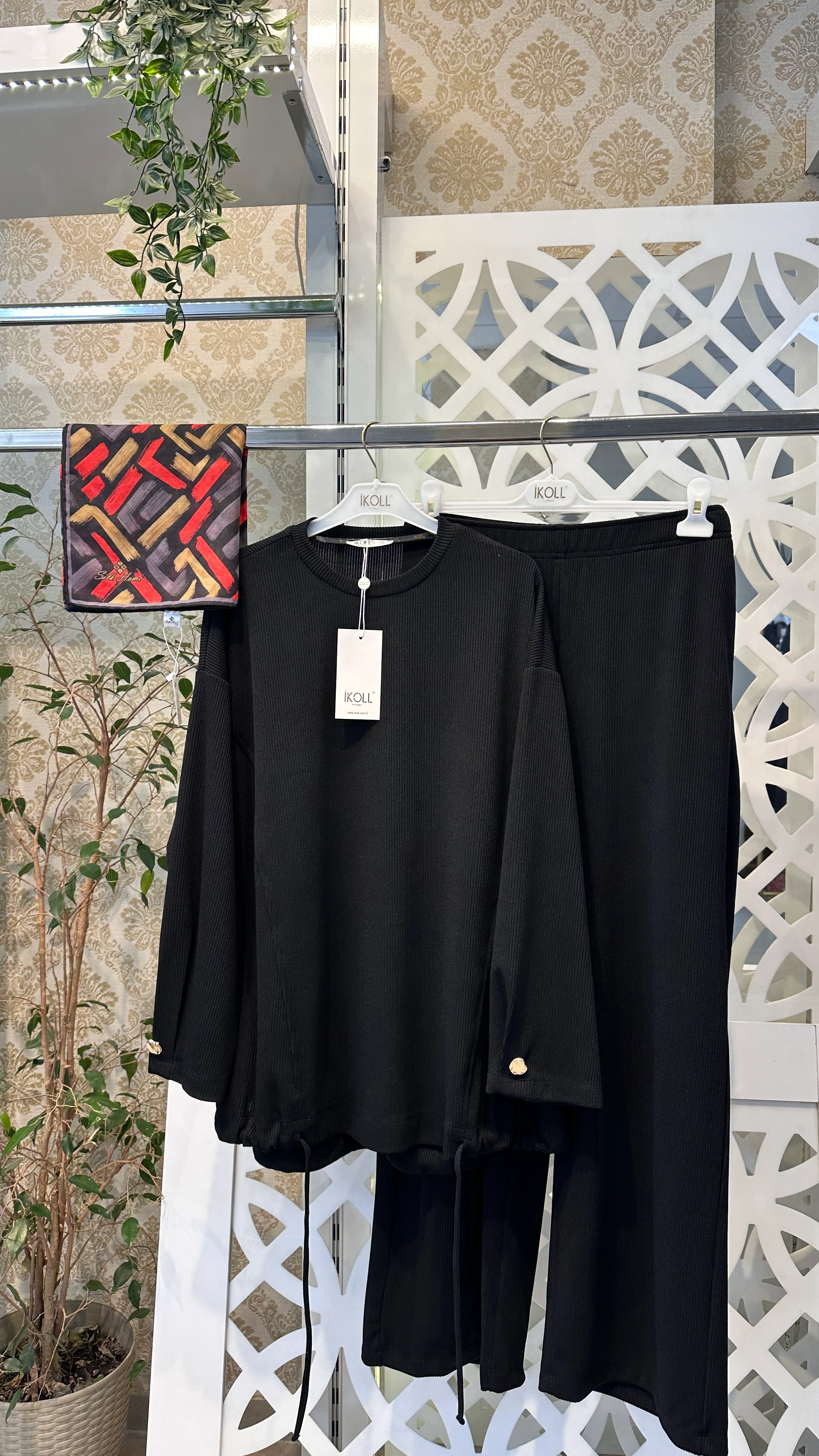 İKOLL SELANİK TAKIM - Siyah