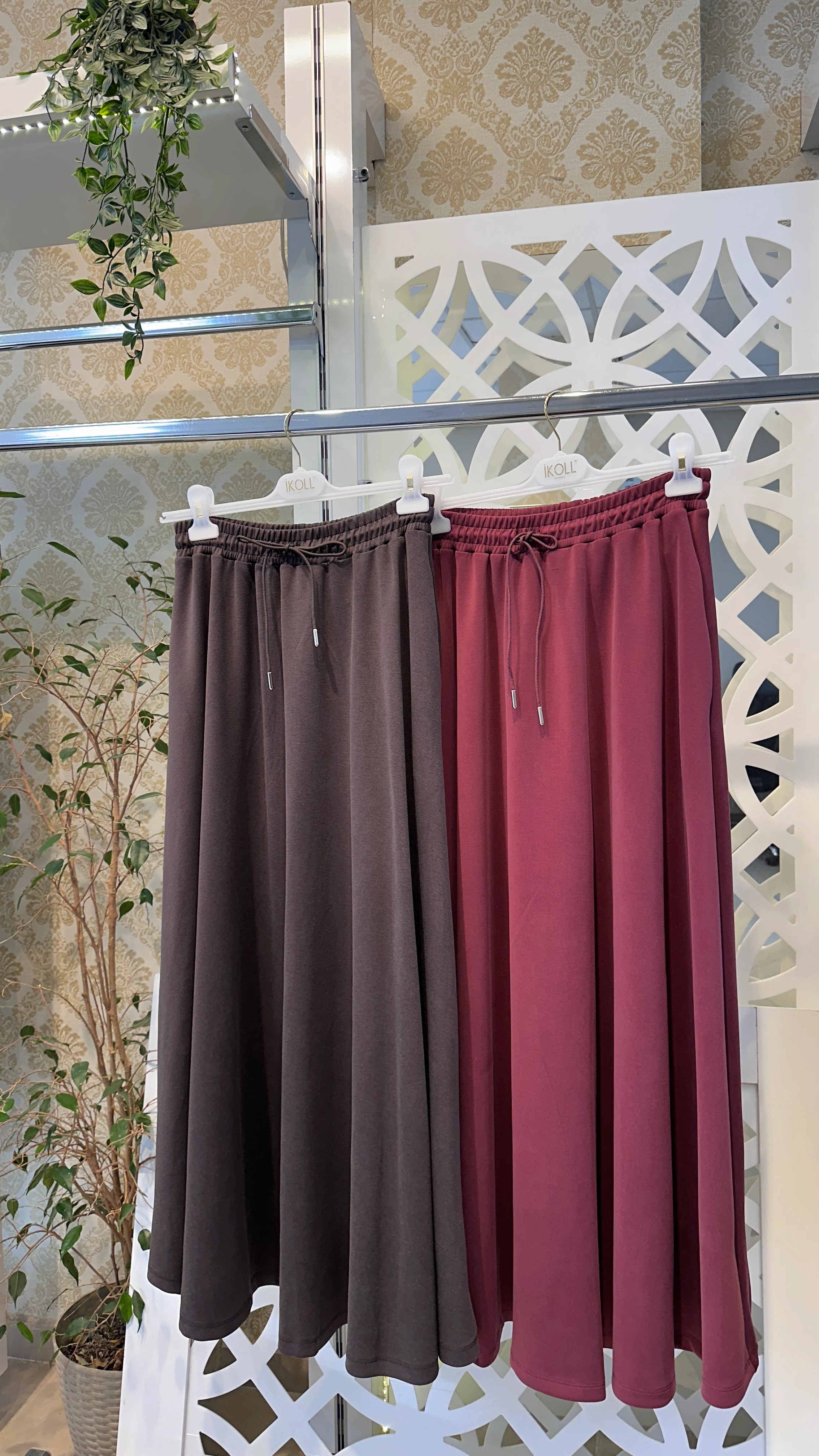 İkoll Polo Etek İç Göstermez  - Bordo