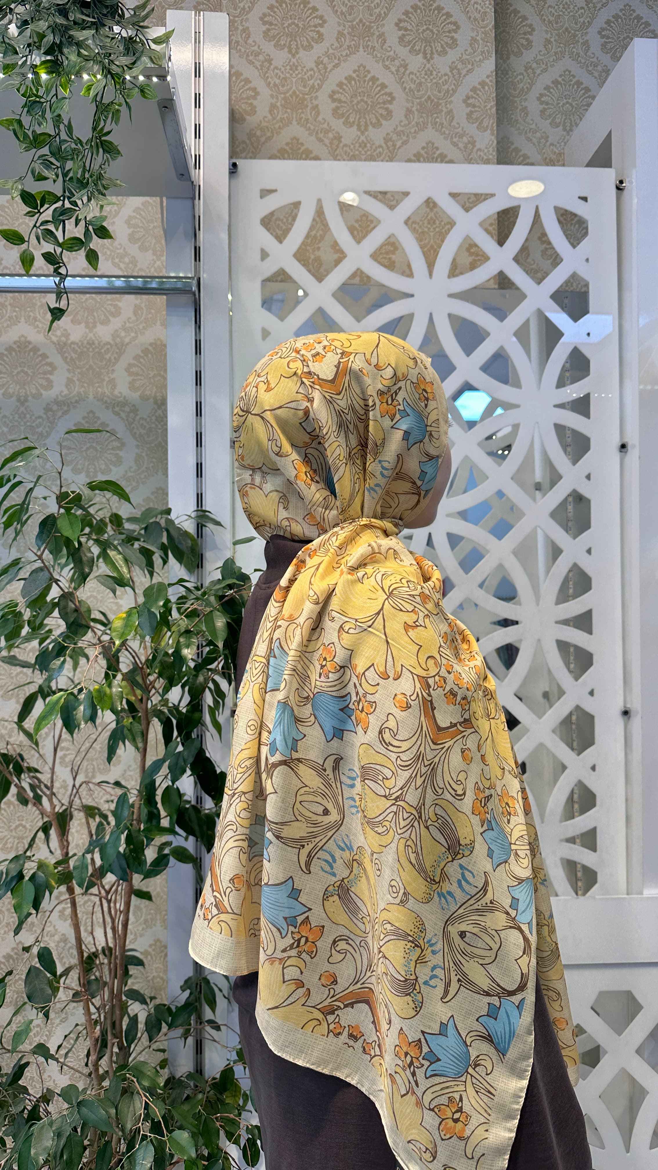 Mİmoza Pamuk Şal  - Soft sarı