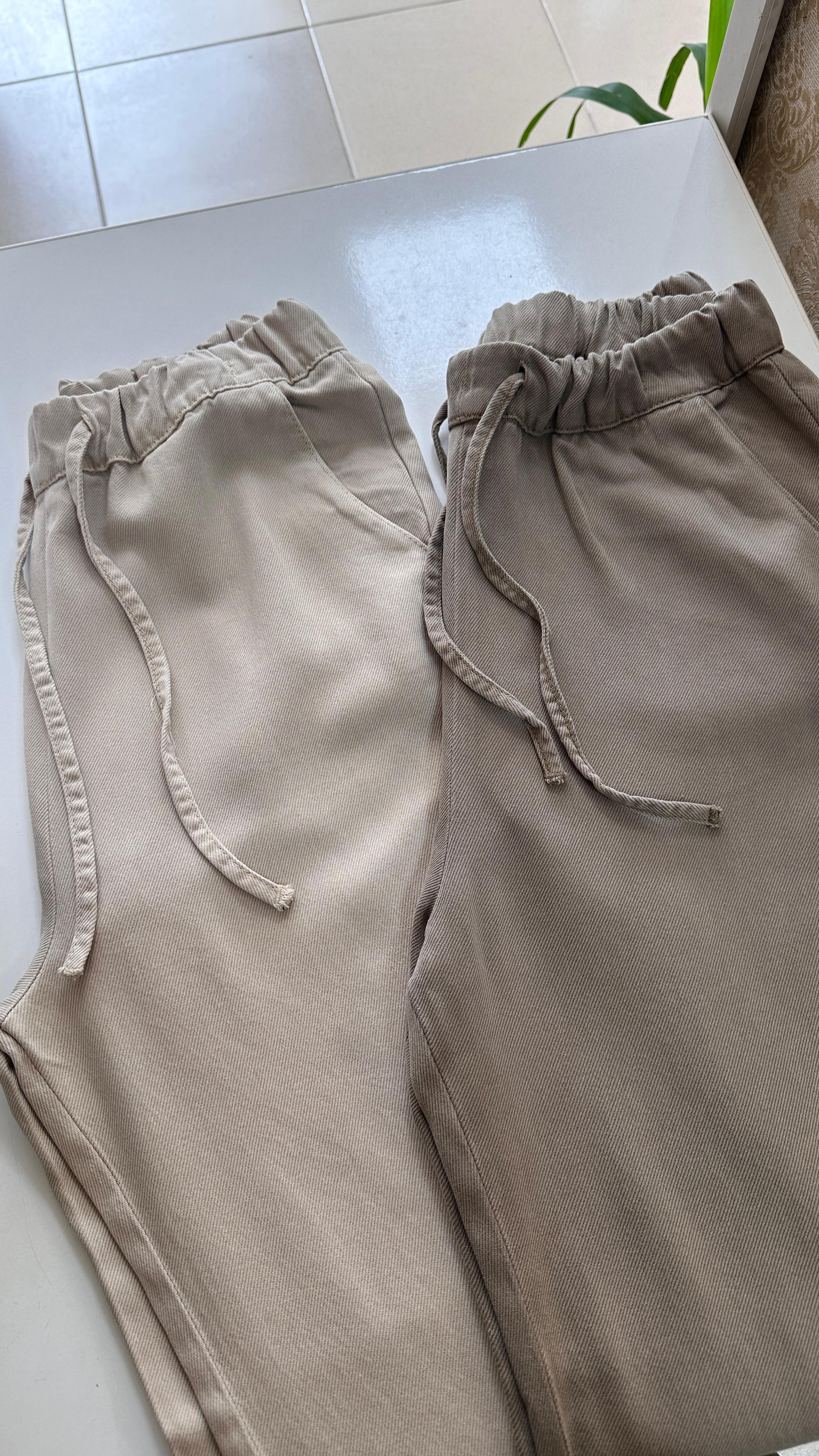2773 Mgz Bol Paça Kot Pantolon - Ekru
