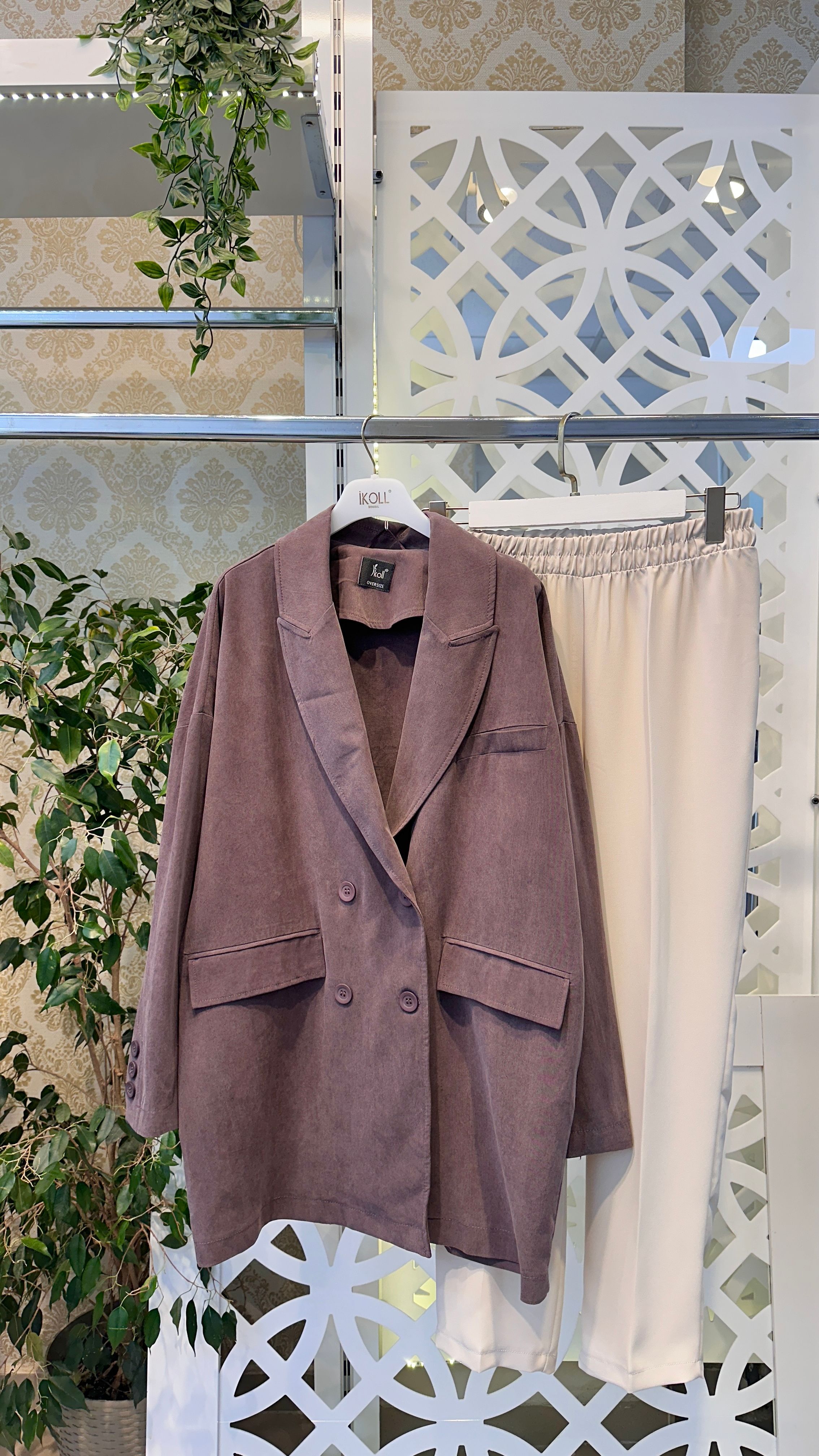 İkoll Qupra Blazer Ceket  - Kahve