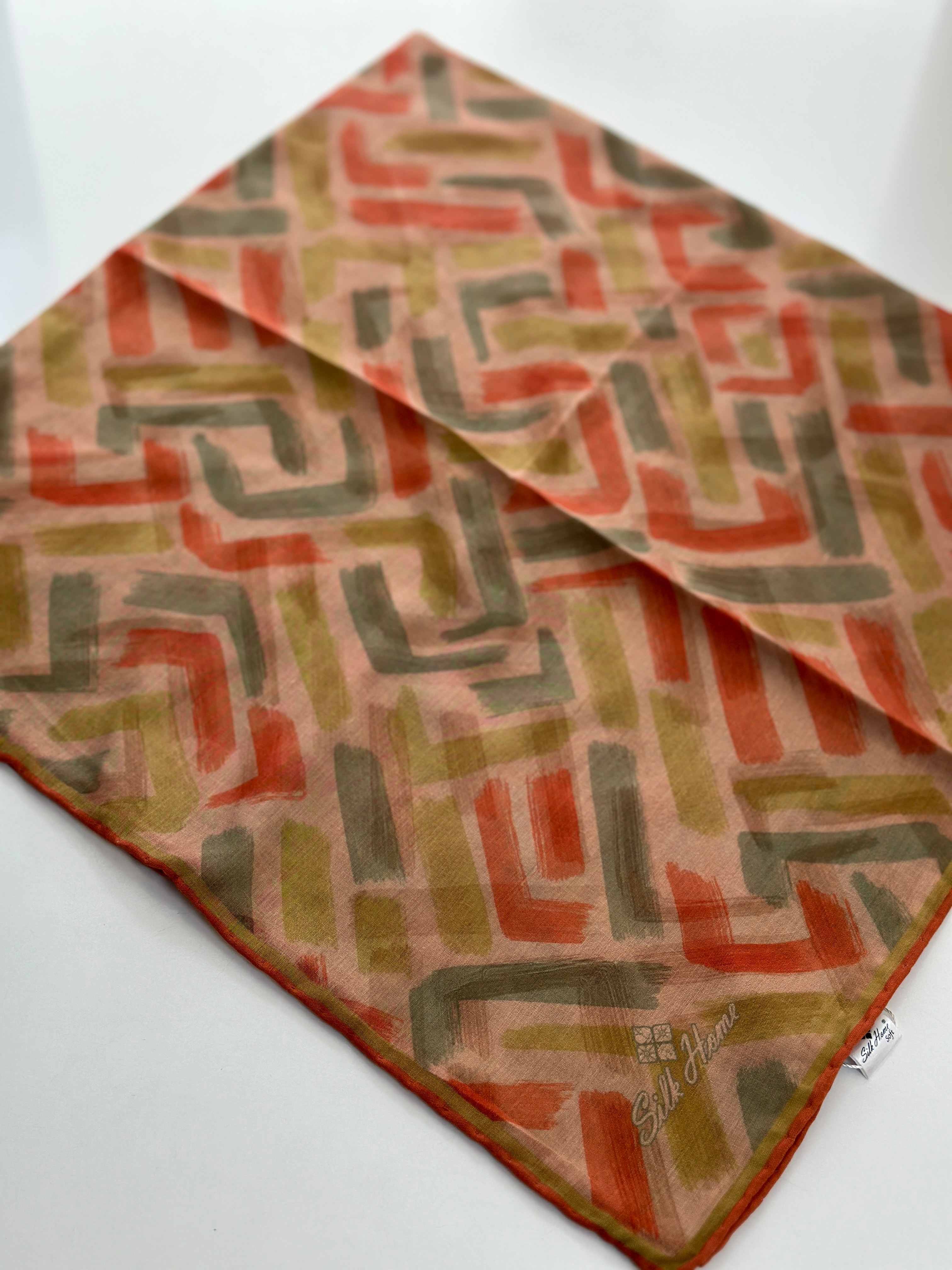 Yeni sezon silk home soft eşarp  - 4. Desen