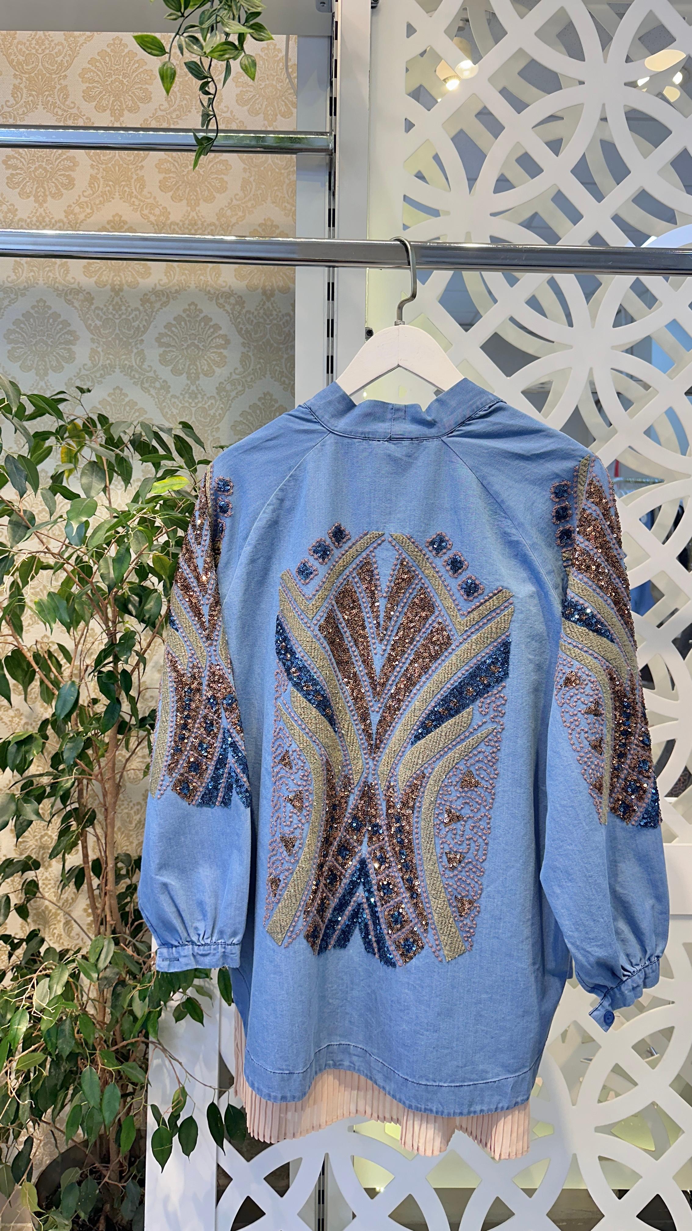 Yeni Kot Kimono 1303 - Kot Mavi