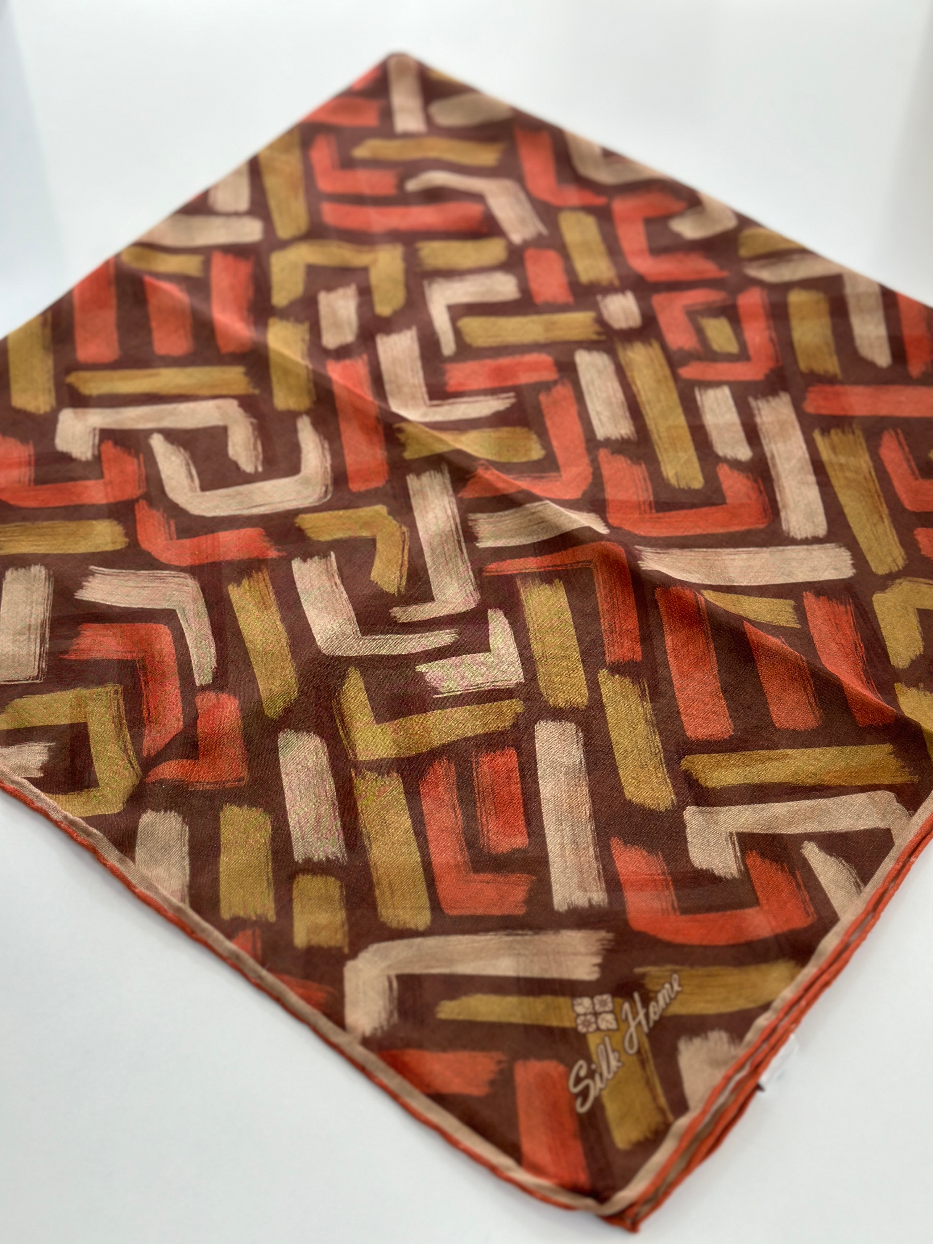 Yeni sezon silk home soft eşarp  - 10. Desen