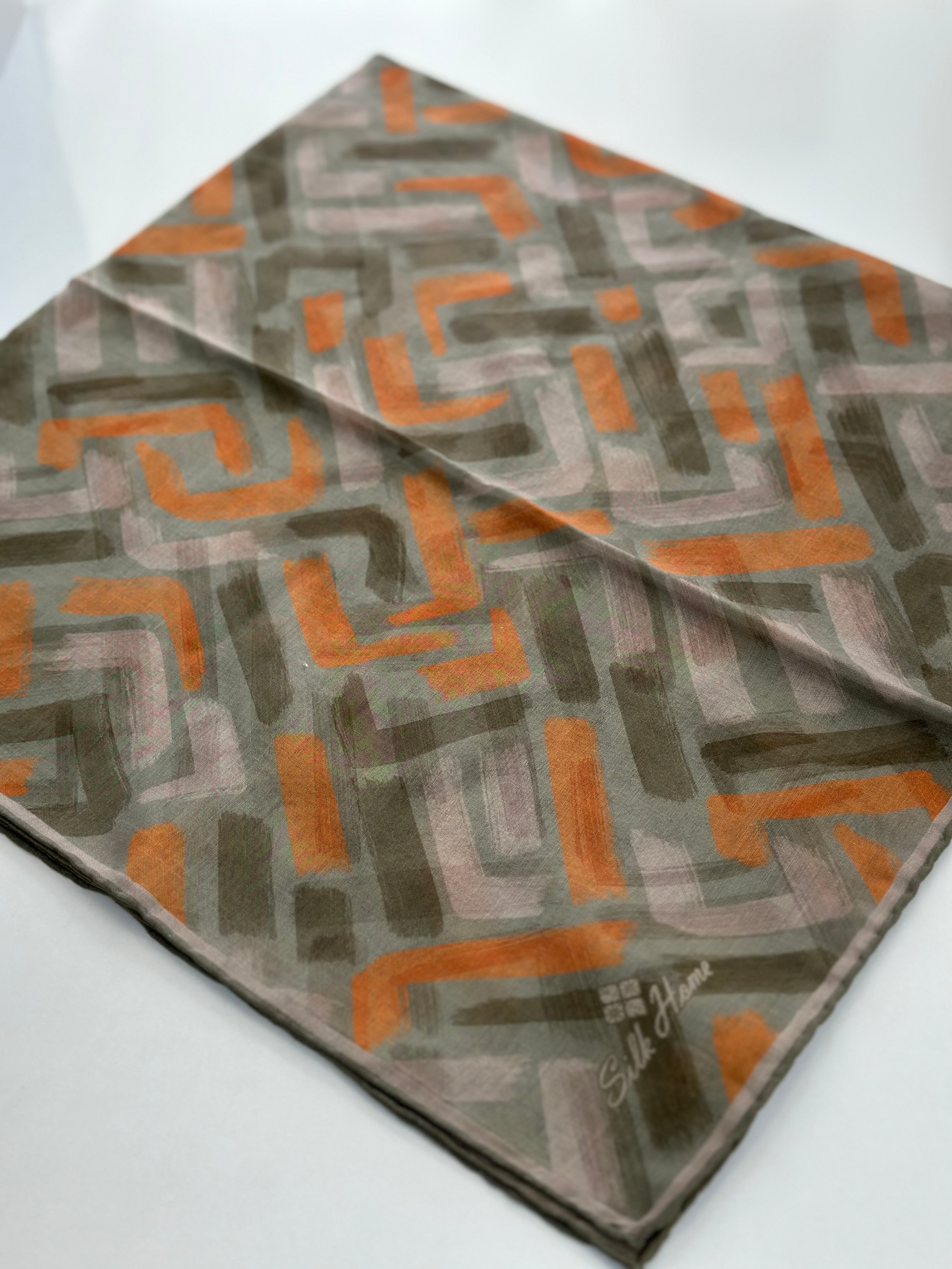 Yeni sezon silk home soft eşarp  - 14. Desen