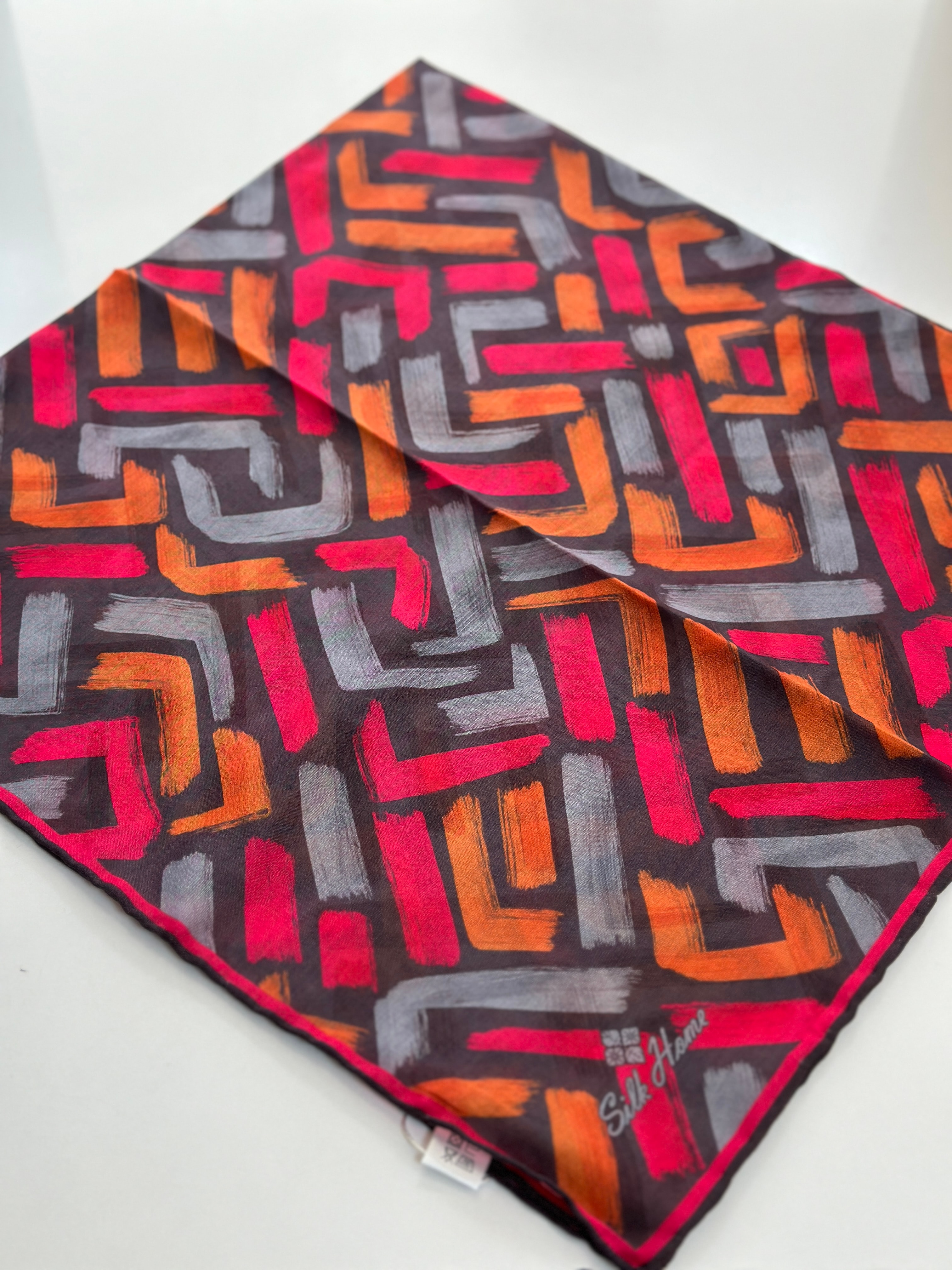 Yeni sezon silk home soft eşarp  - 7. Desen