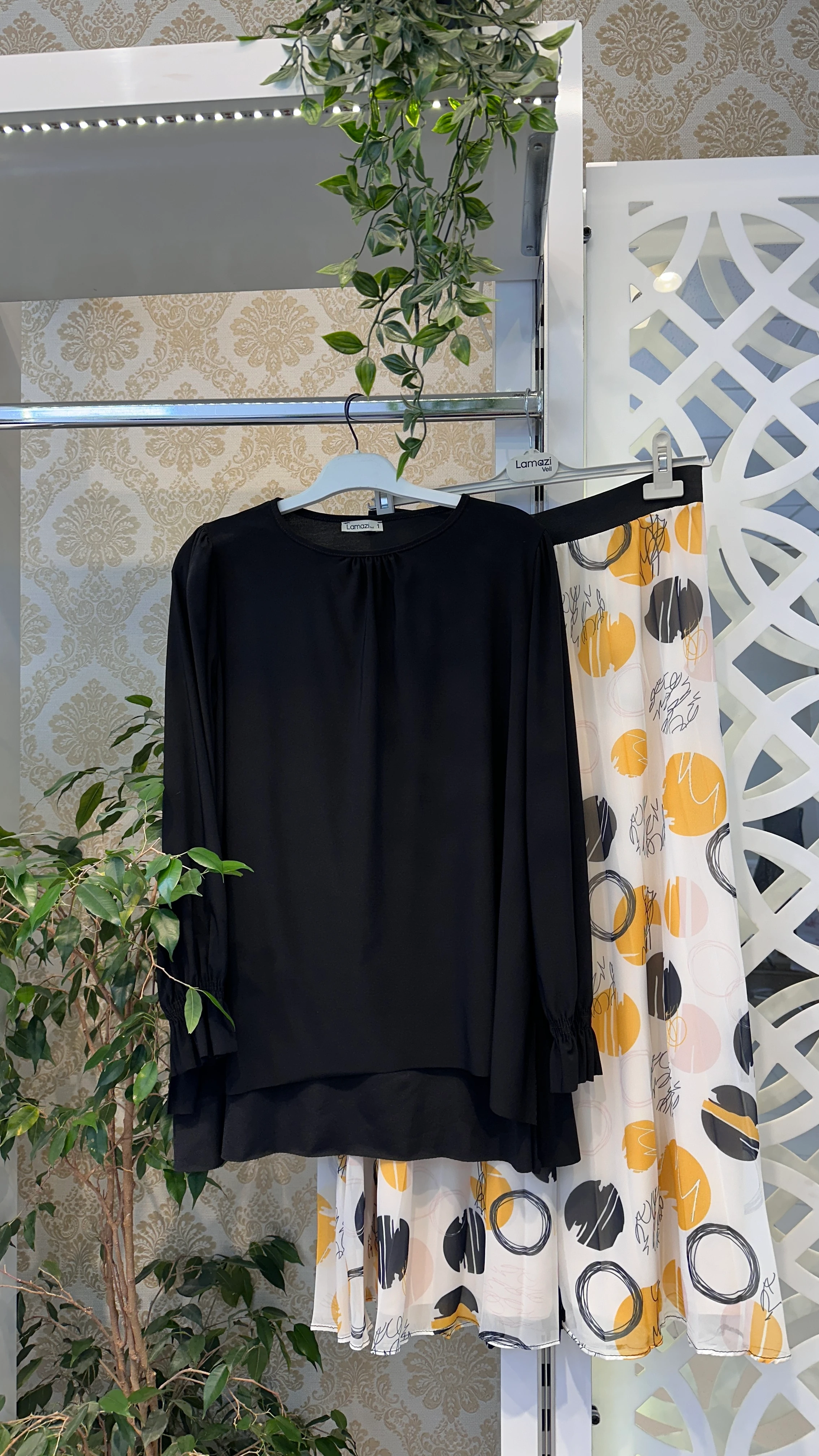 Kampanyalı etekli takım  - Hardal