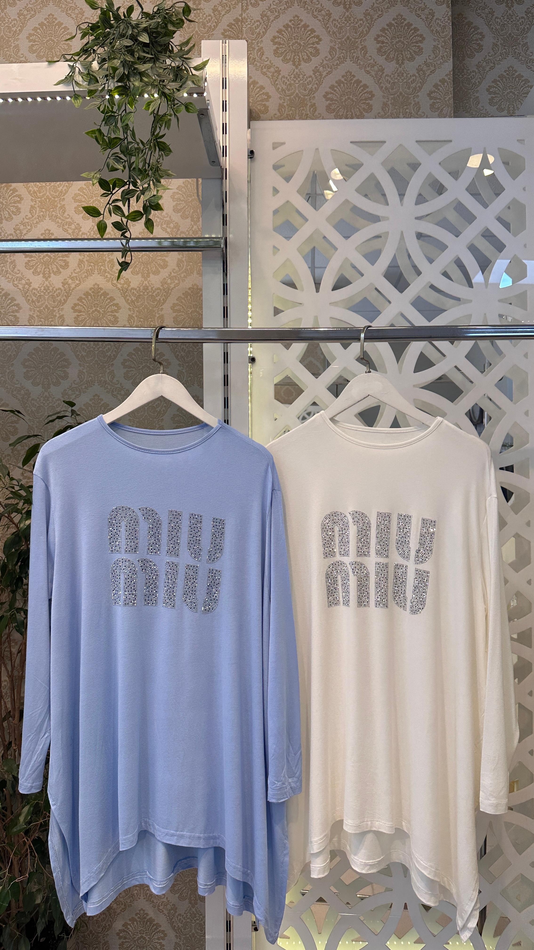Miu Relaxs Tunik - Bebe mavisi