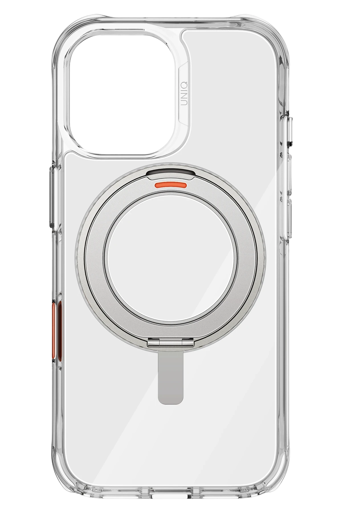 Uniq Apple iPhone 17 Swivix Rotating Kickstand Kapak - Şeffaf