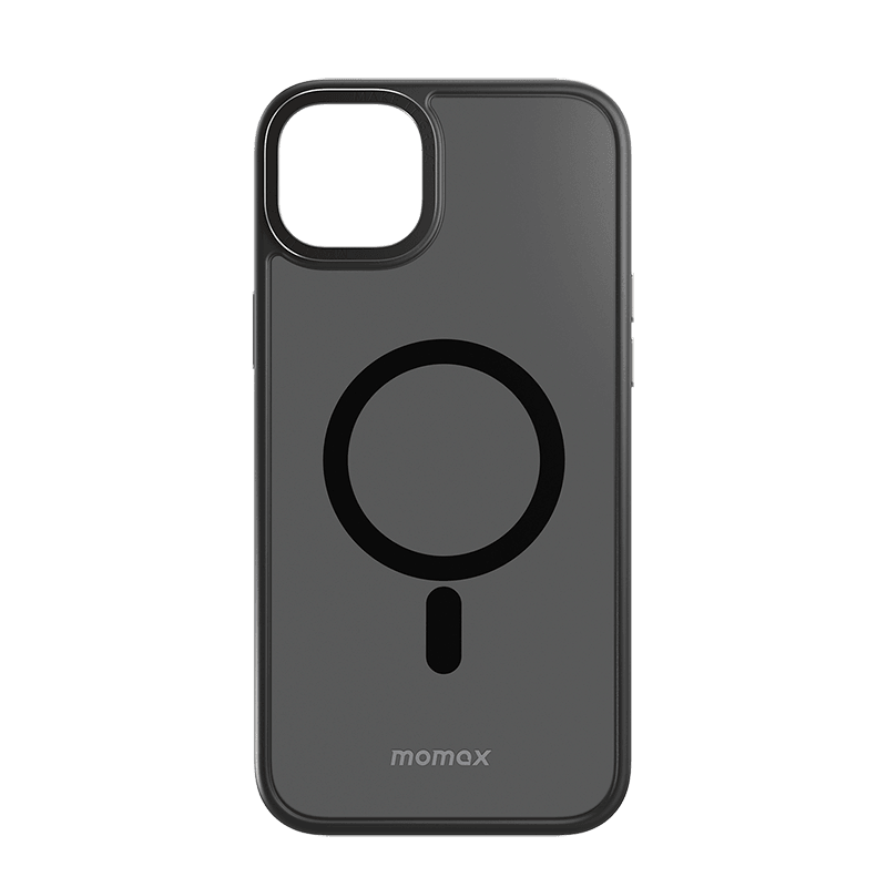 Momax Apple iPhone 14 Plus Uyumlu Magsafe Şarj Özellikli Shock Hybrid Kılıf – Siyah
