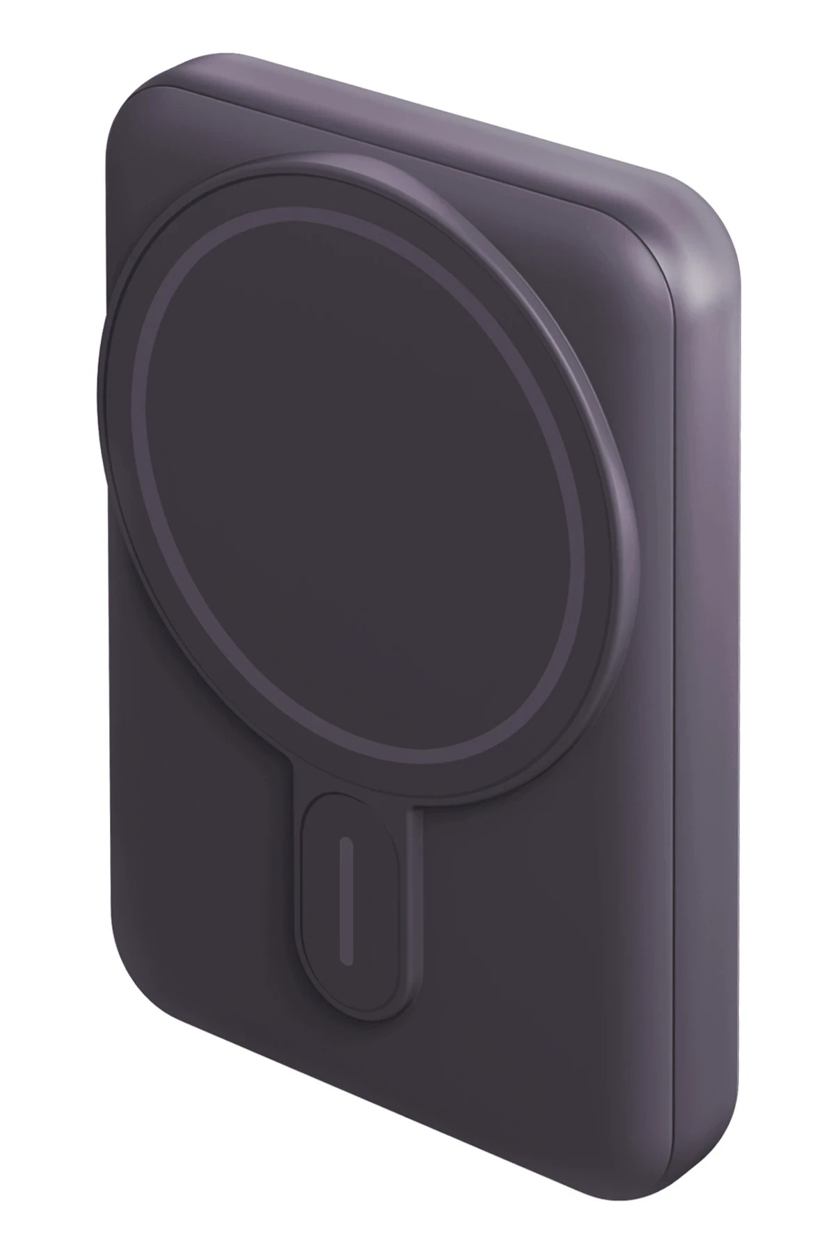 Energea MagPac Mini 10.000 mAh 20W Type-C Çıkışlı 15W Kablosuz Şarj Destekli Stant Özellikli Magsafe Powerbank - Derin Mor