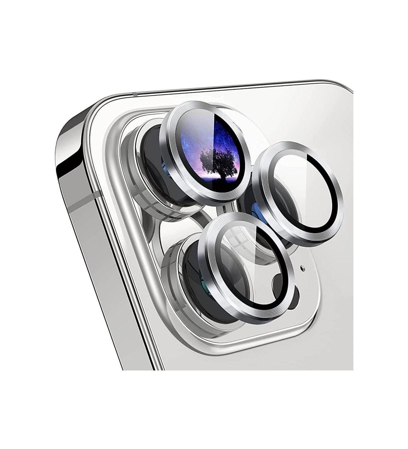 G -Next Apple iPhone 12 Pro compatible camera lens protection - Silver