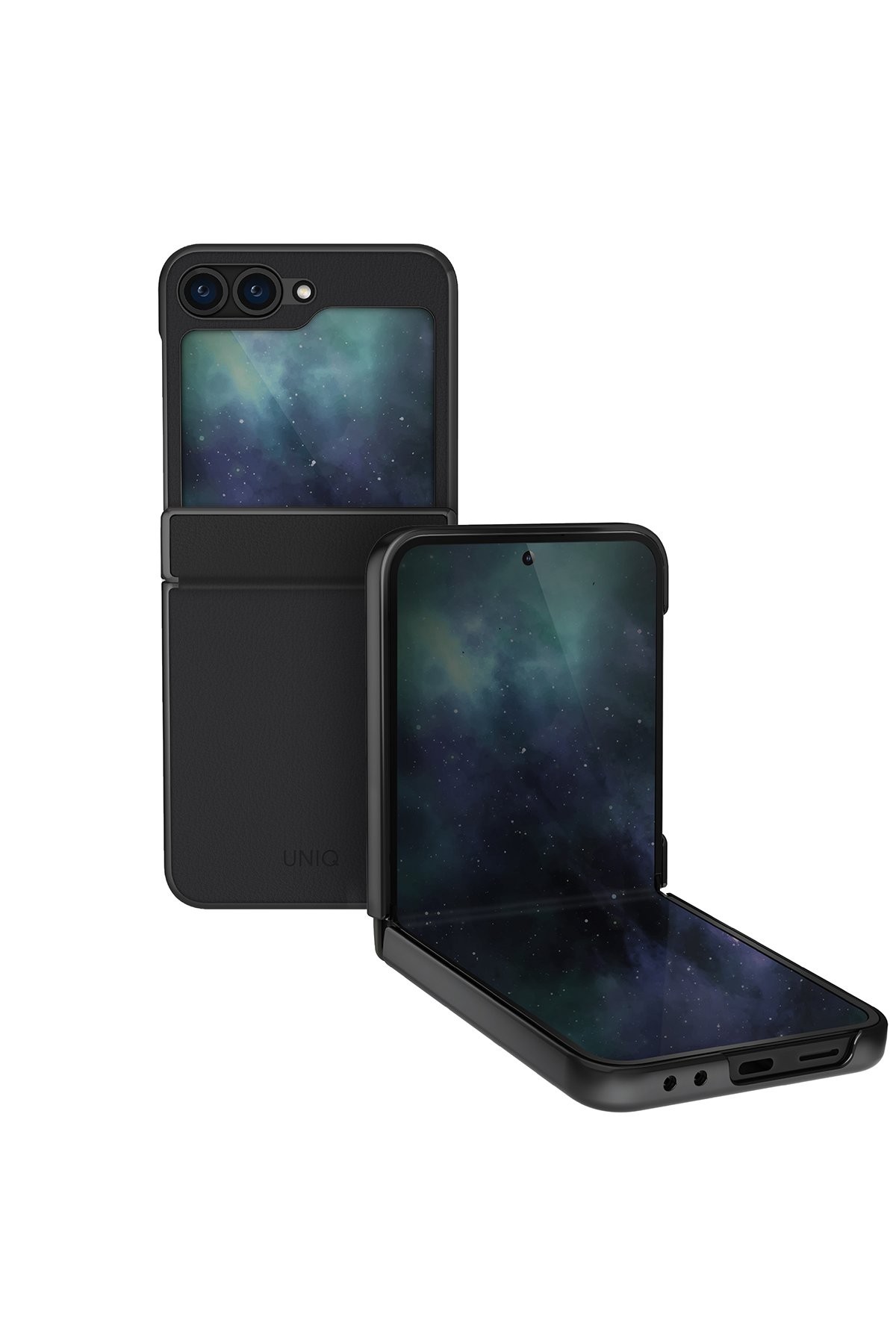 Unıq Ora Premıum Laether Case Flip 6 - Black