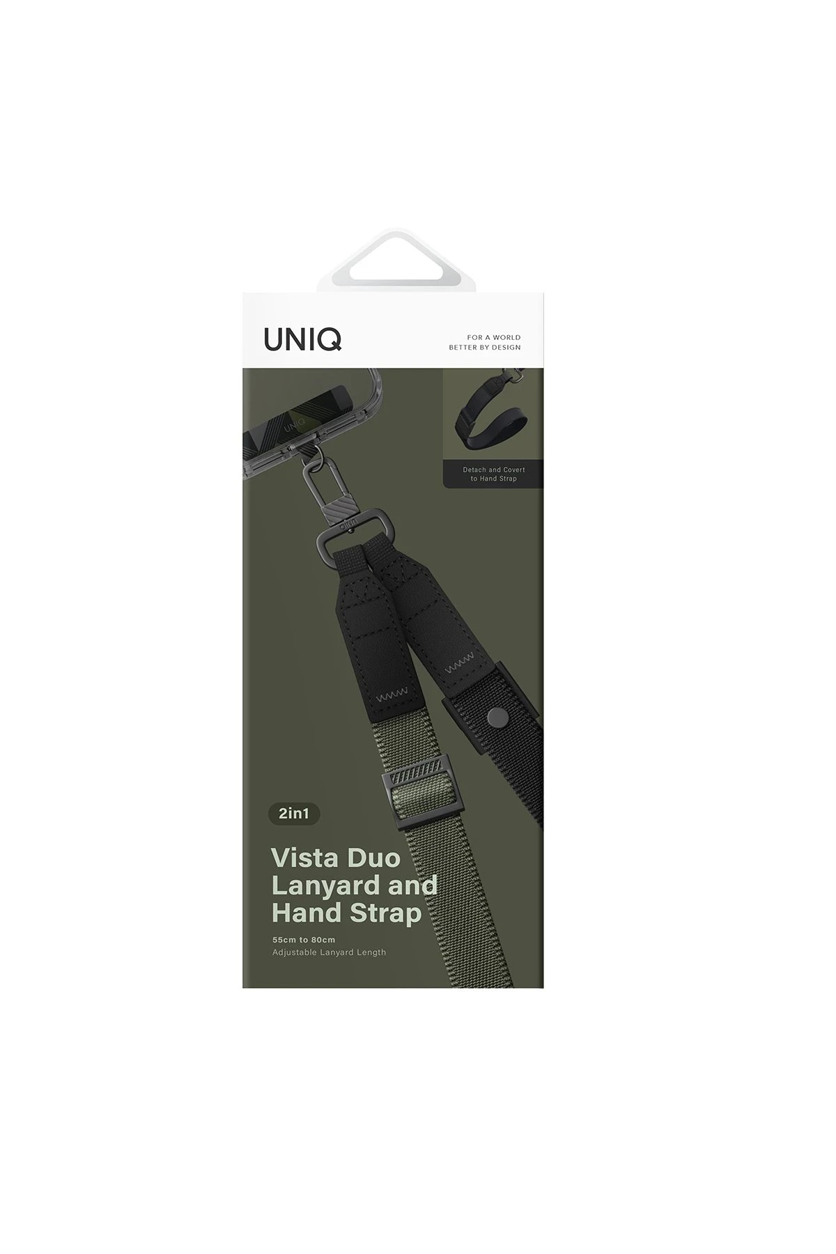 Uniq Vista Duo 2in1 Bileklik Boyun Askısı - Yeşil