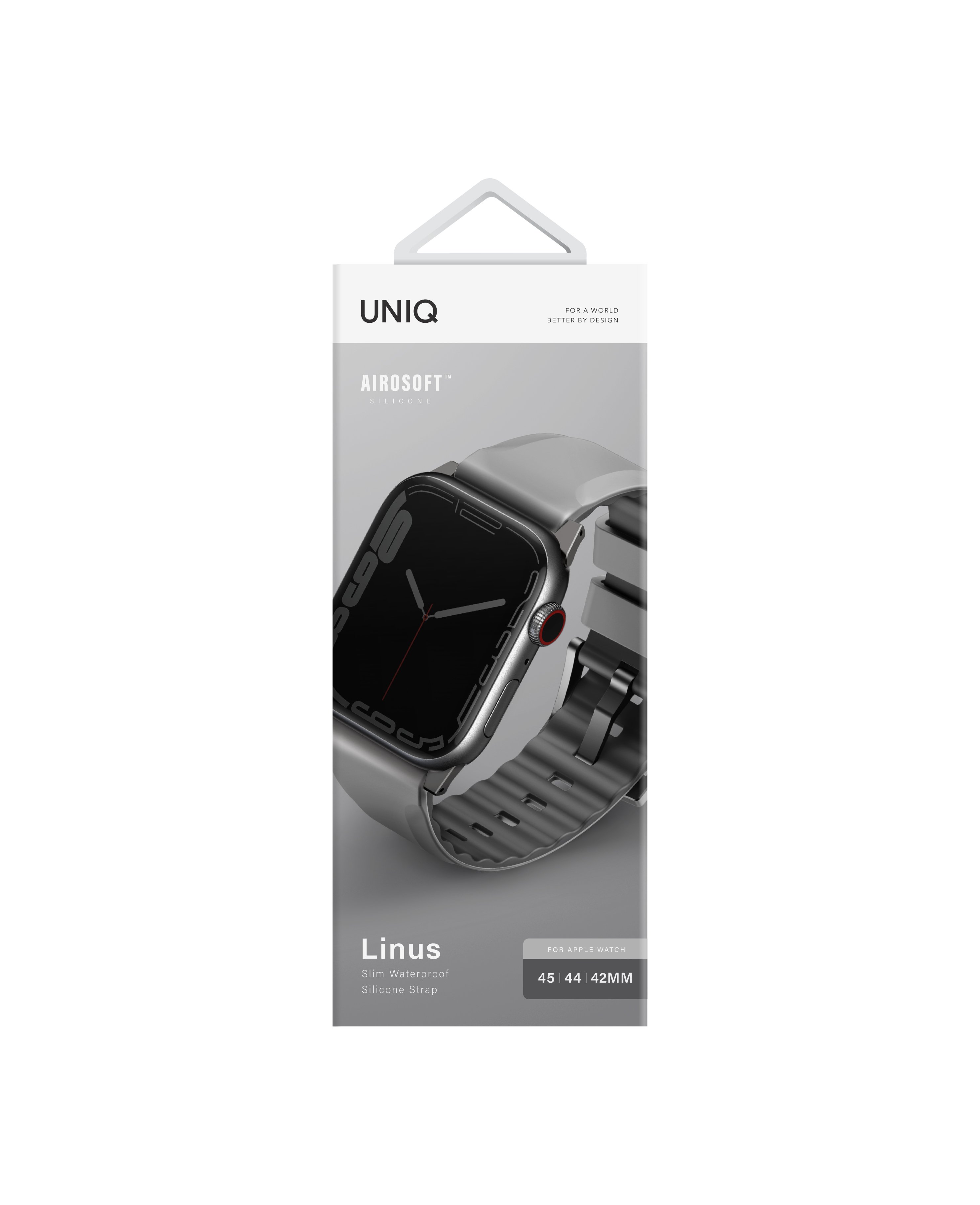 Uniq Watch 40mm Linus Airosoft Silikon Kılıf - Gri