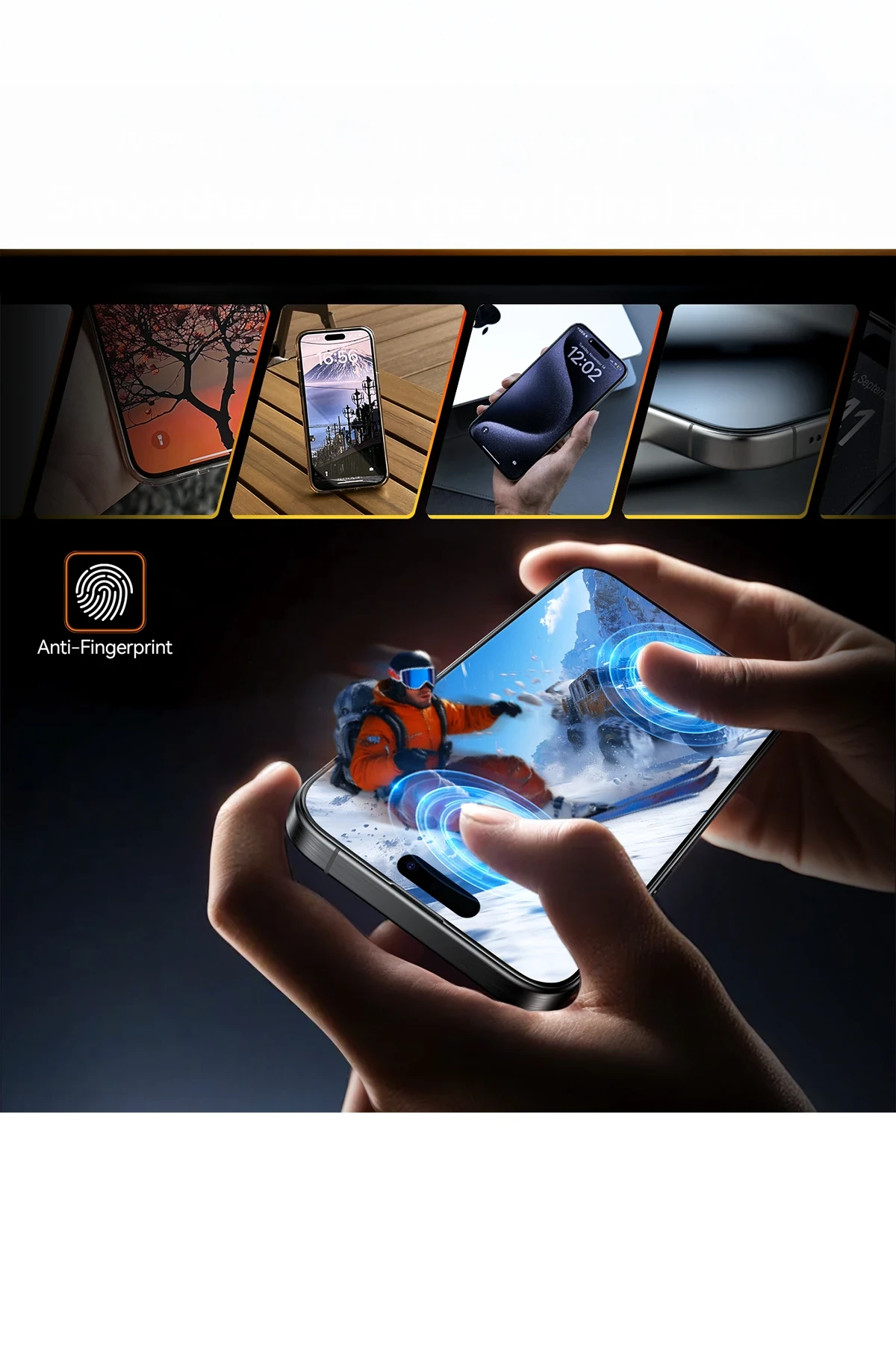 Torras Apple iPhone 16 Pro Install Master AutoKit HD Cam Ekran Koruyucu - Şeffaf