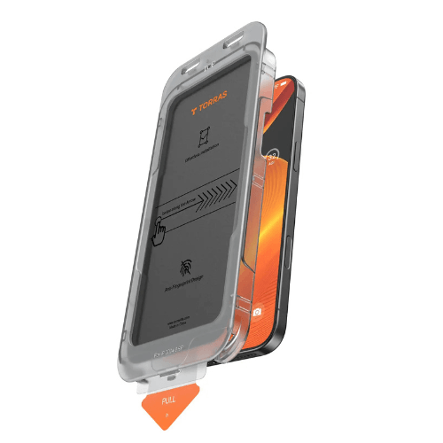 Torras Apple iPhone 17 Pro Install Master AutoKit Privacy Cam Ekran Koruyucu - Siyah