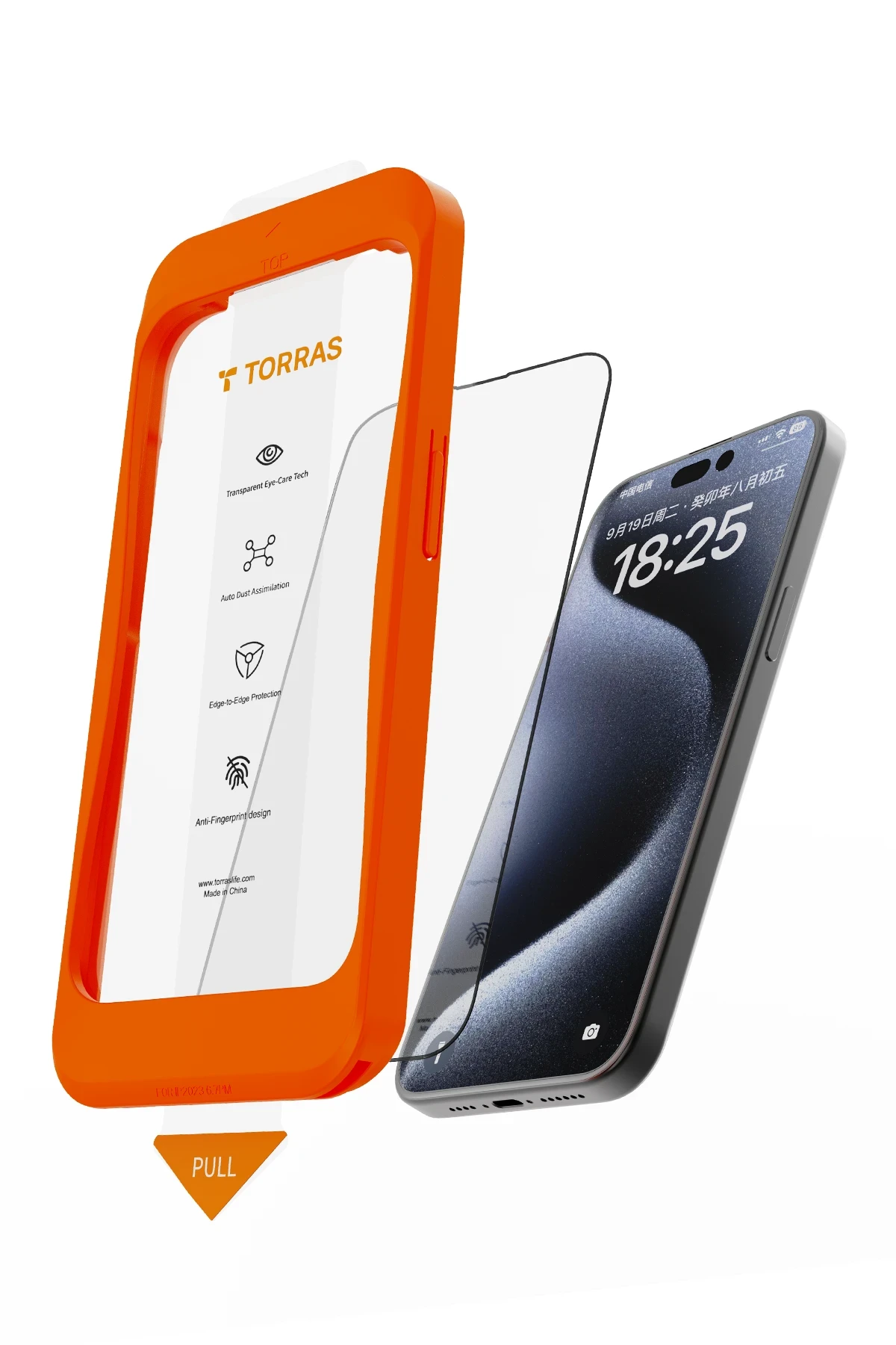 Torras Apple iPhone 16 Pro Max Install Master AutoKit HD Cam Ekran Koruyucu - Şeffaf