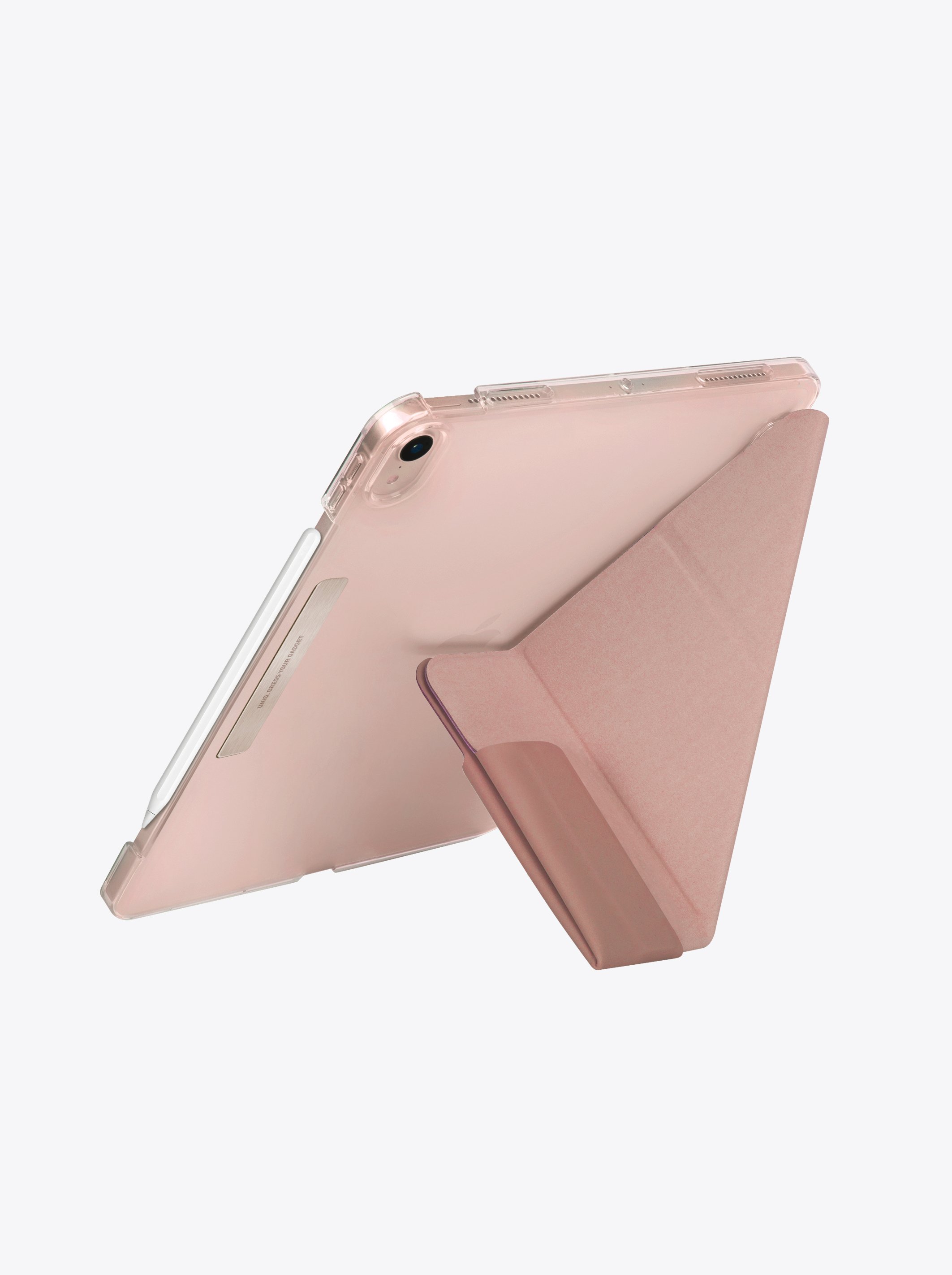 Uniq iPad Air 4 10.9 Camden Katlanabilir Tablet Kapak - Pembe