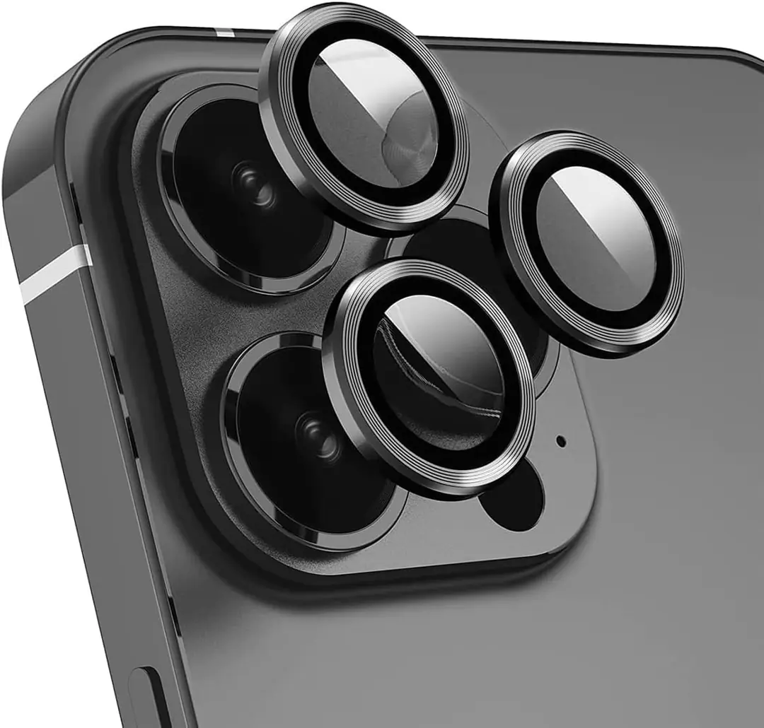 G-NEXT Apple iPhone 12 Pro Uyumlu Kamera Lens Koruyucu Siyah