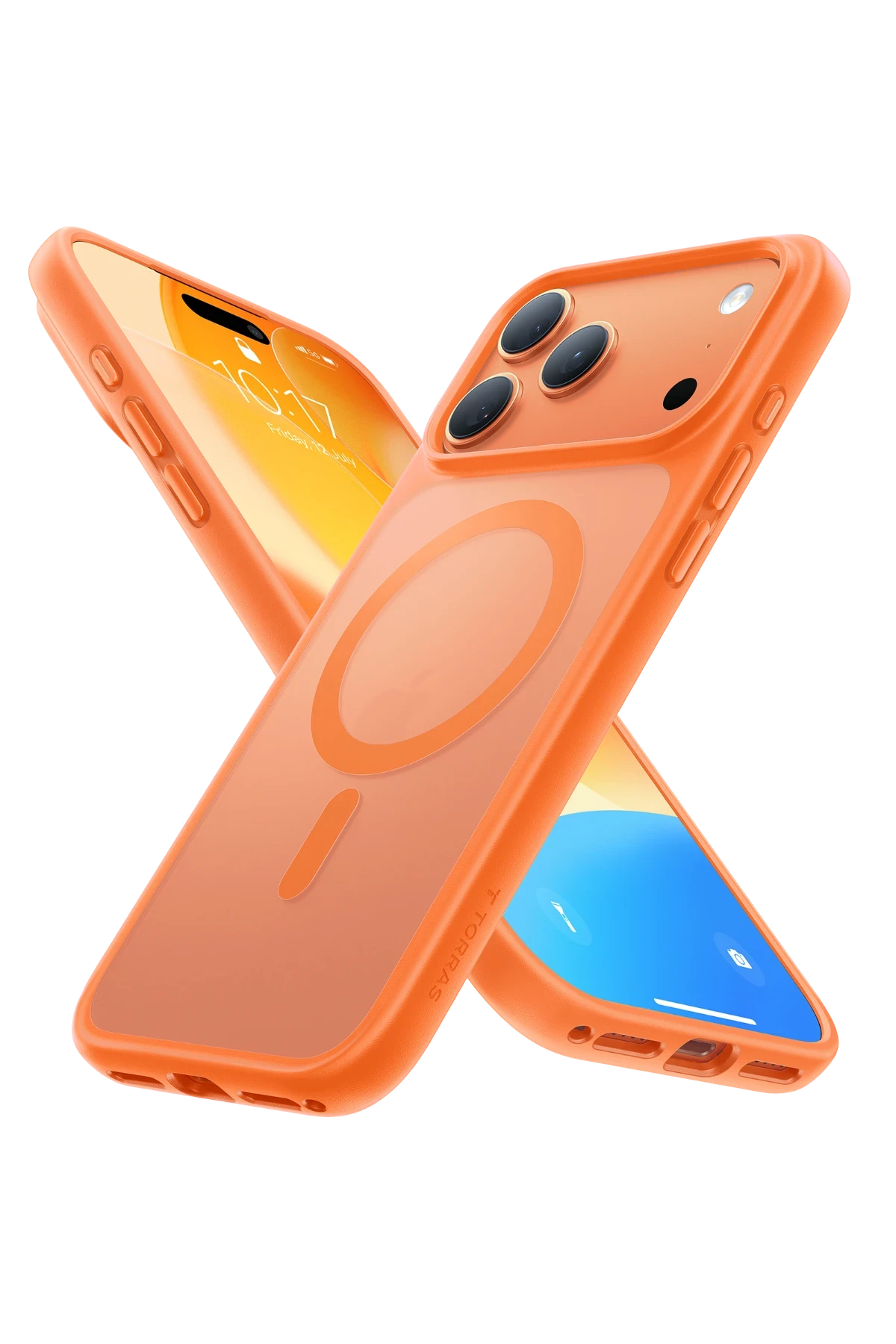 Torras Apple iPhone 17 Pro Max Guardian Magsafe Kılıf - Turuncu