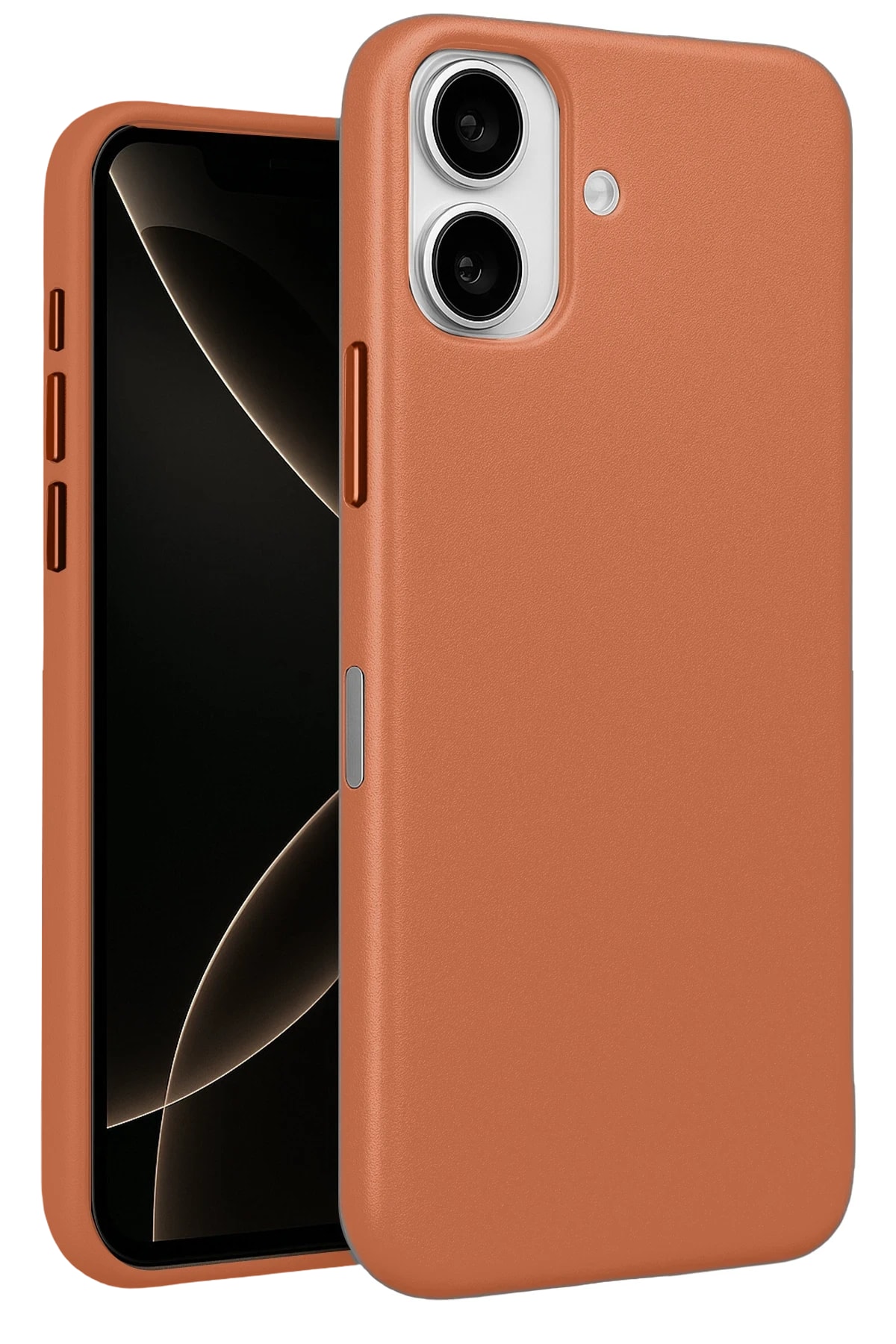 Keephone Apple iPhone 17 Peekaboo Magsafe Kapak - Turuncu